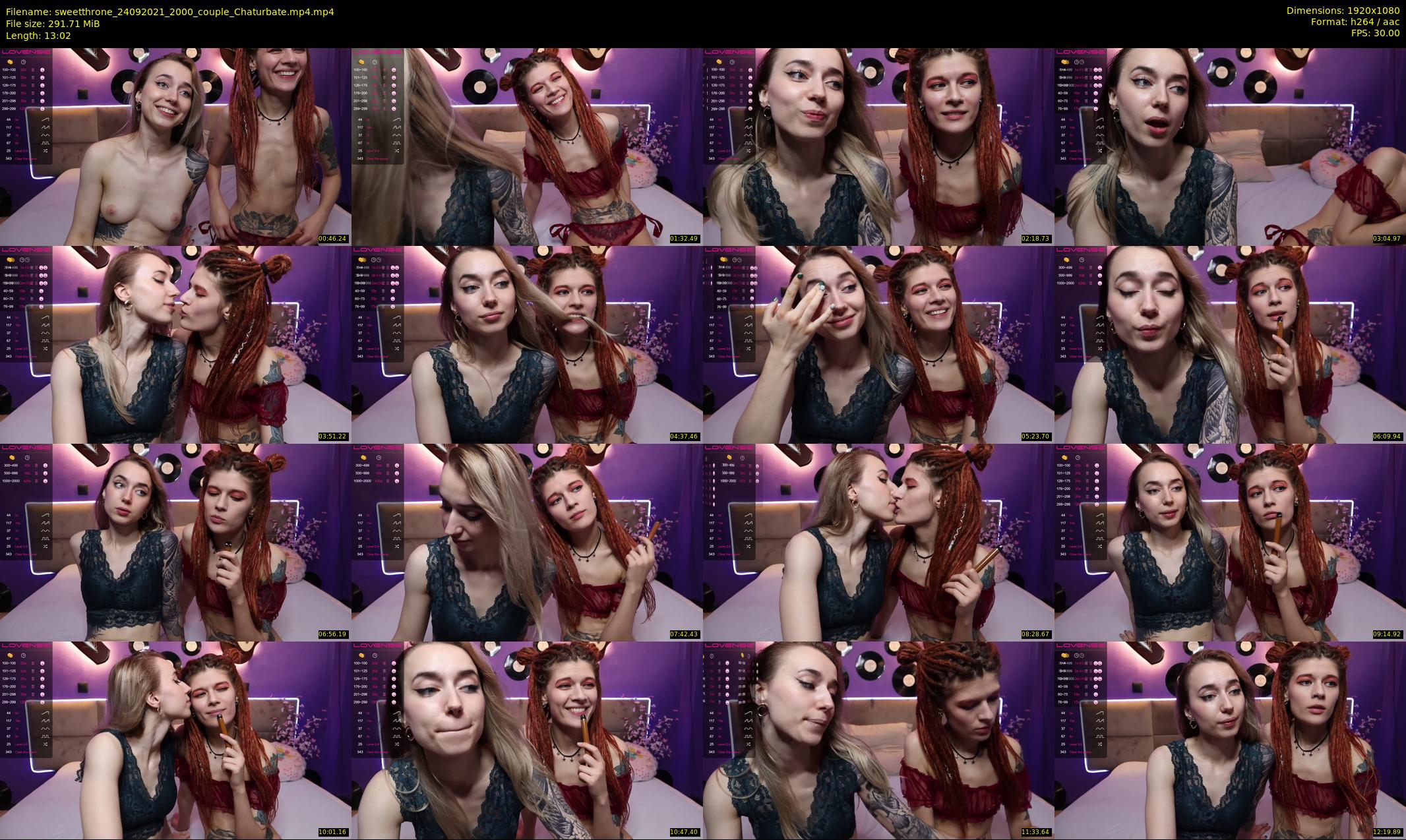 sweetthrone — 14 minute Chaturbate couple cam show recording, 1080p, Sep 24, 2021