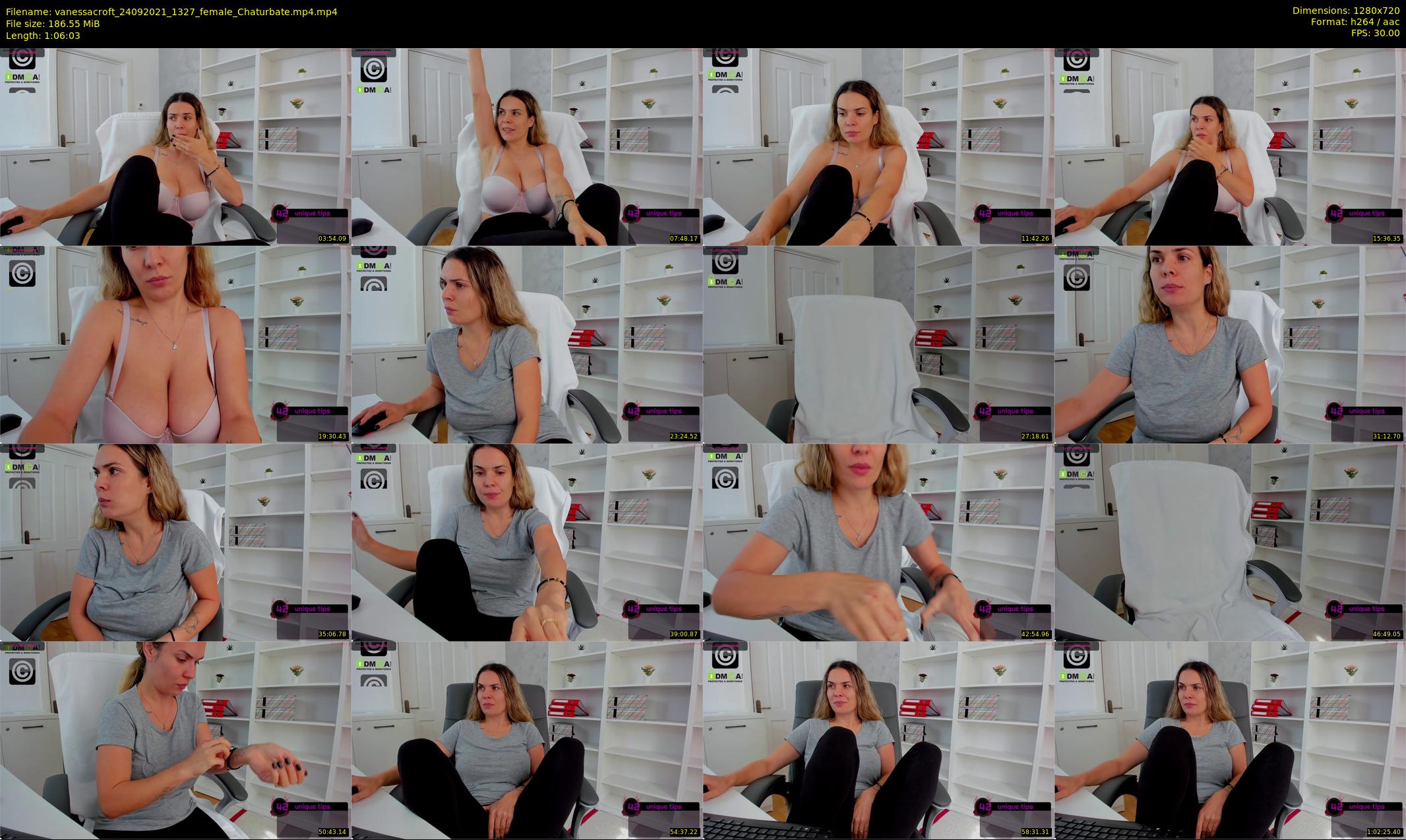 vanessacroft — 67 minute Chaturbate female cam show recording, 720p, Sep 24, 2021
