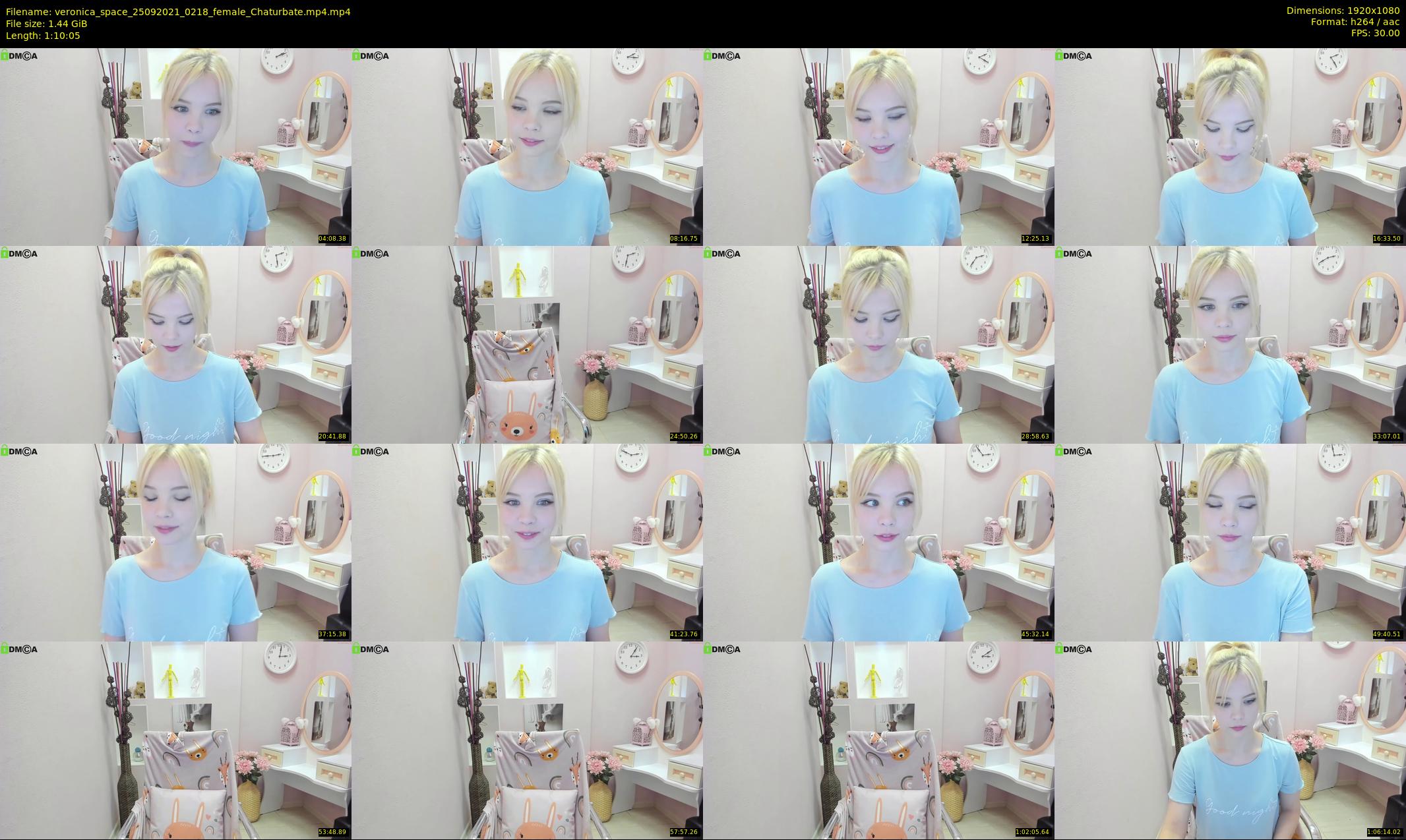 veronica_space — 71 minute Chaturbate female cam show recording, 1080p, Sep 25, 2021