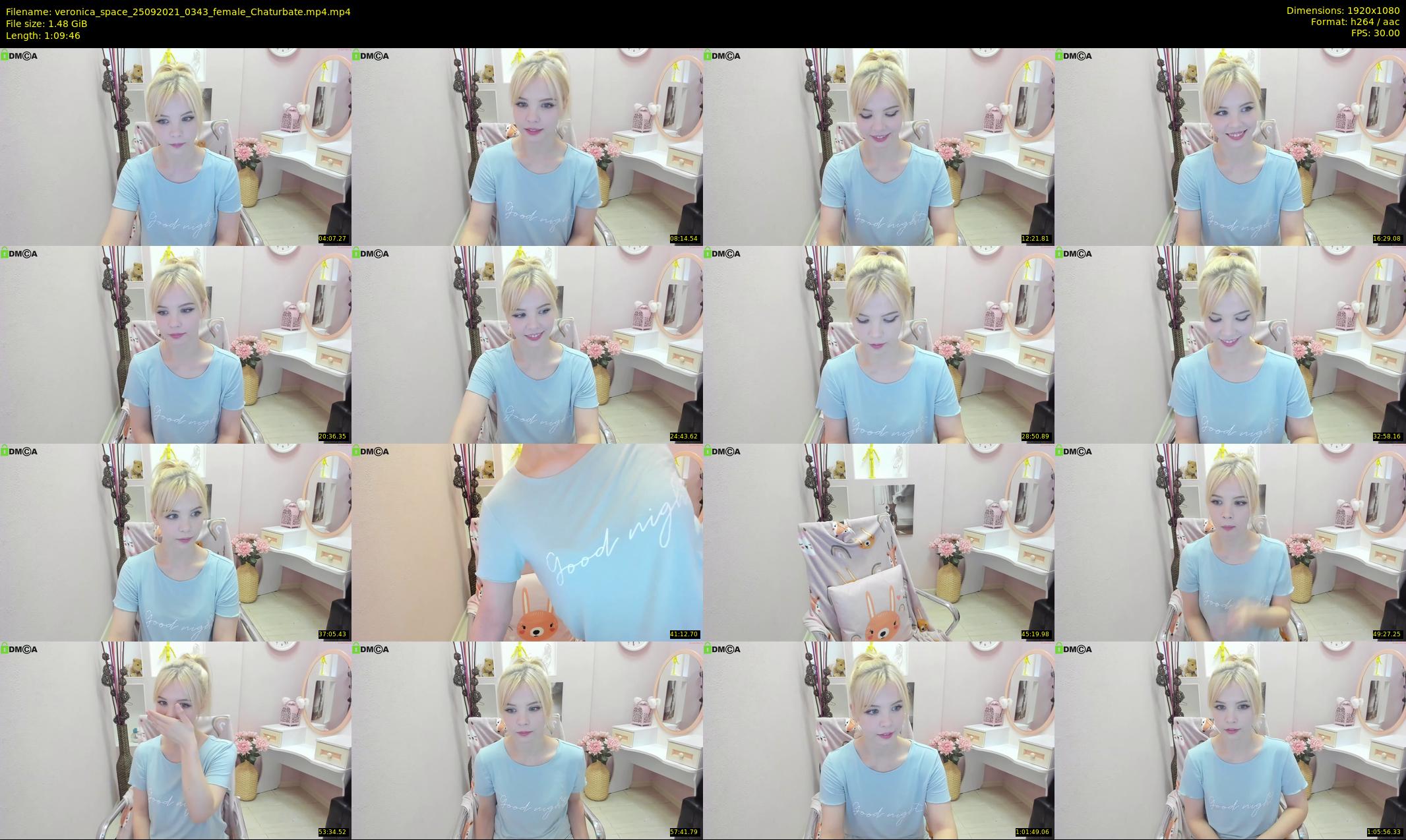 veronica_space — 70 minute Chaturbate female cam show recording, 1080p, Sep 25, 2021