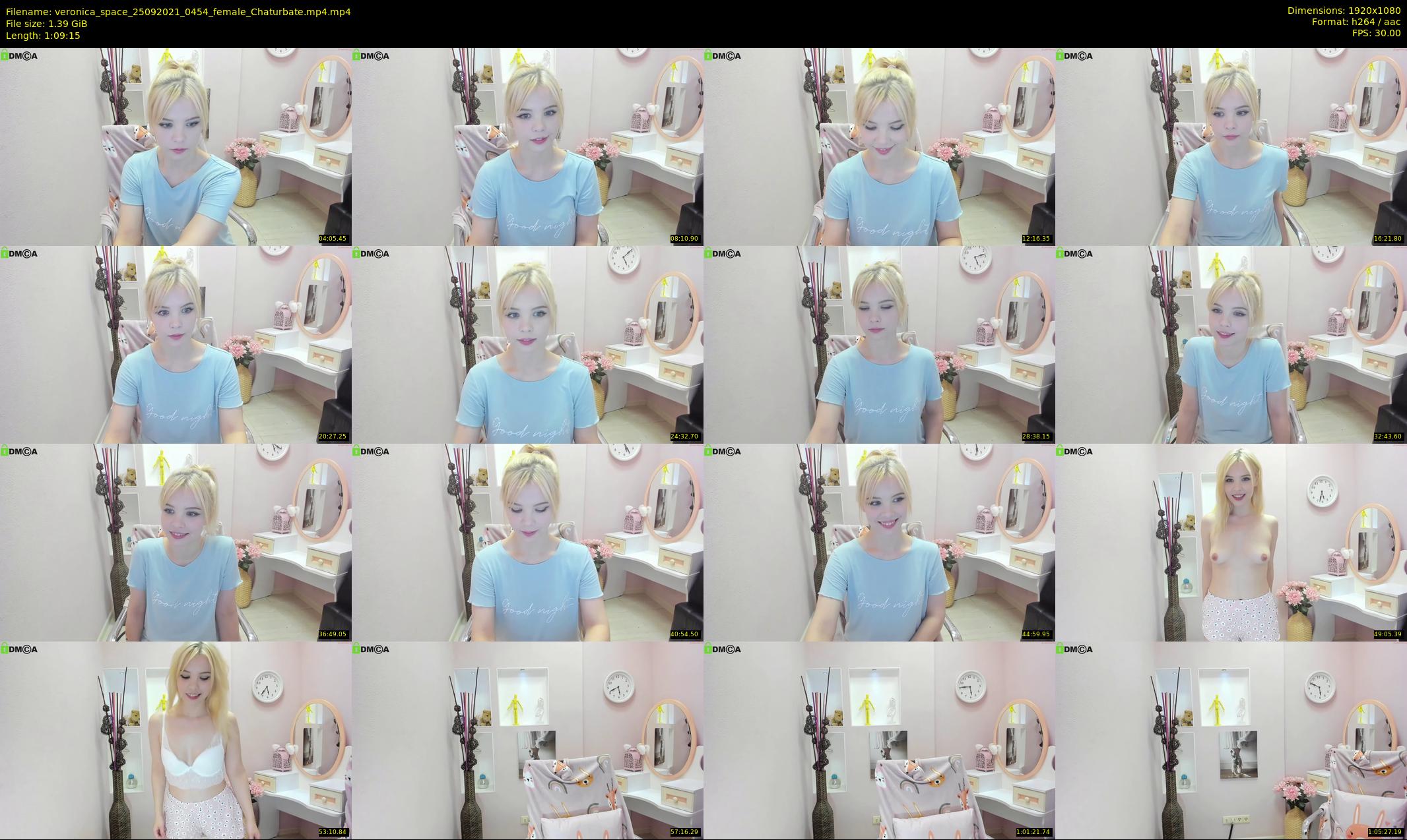 veronica_space — 70 minute Chaturbate female cam show recording, 1080p, Sep 25, 2021