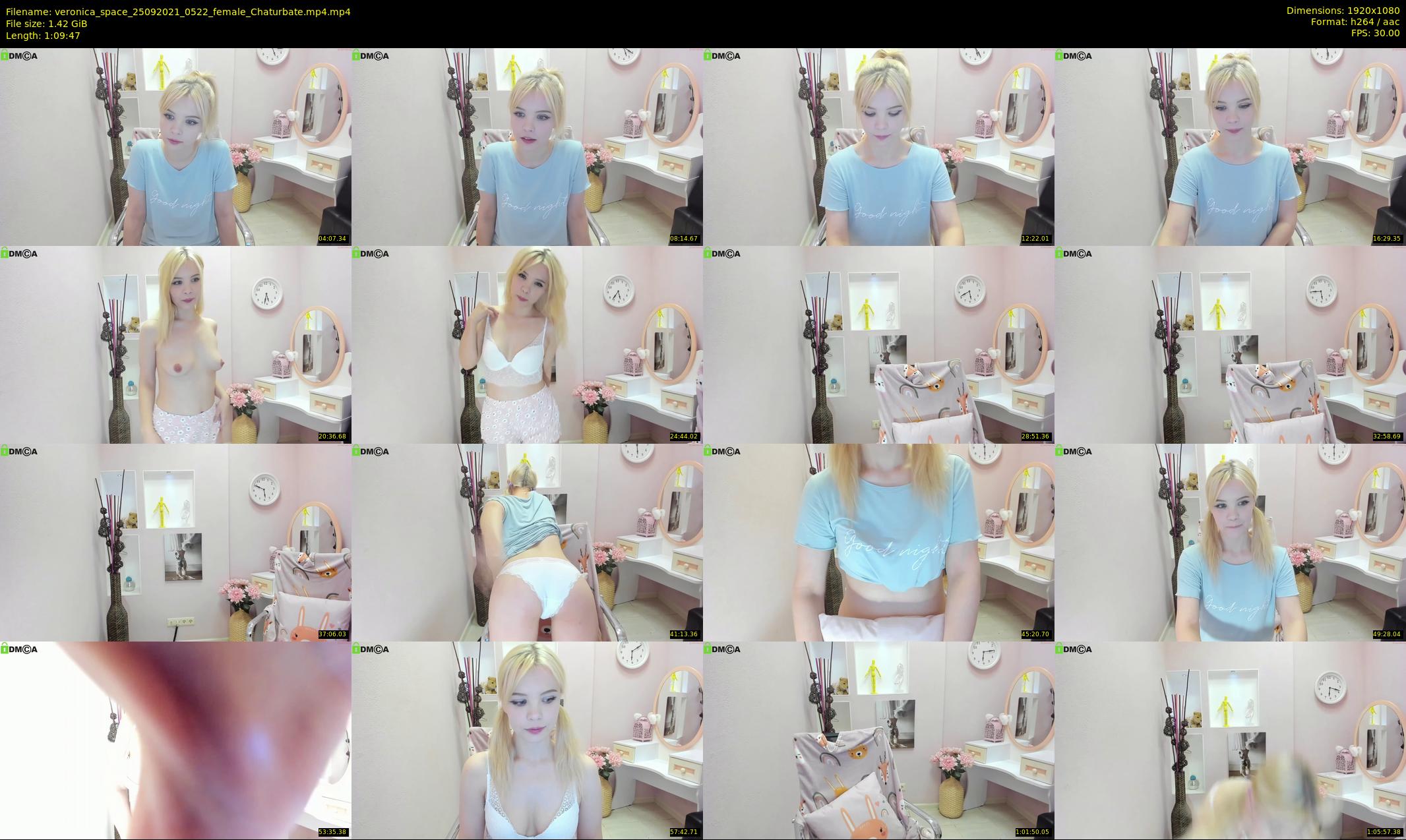 veronica_space — 70 minute Chaturbate female cam show recording, 1080p, Sep 25, 2021