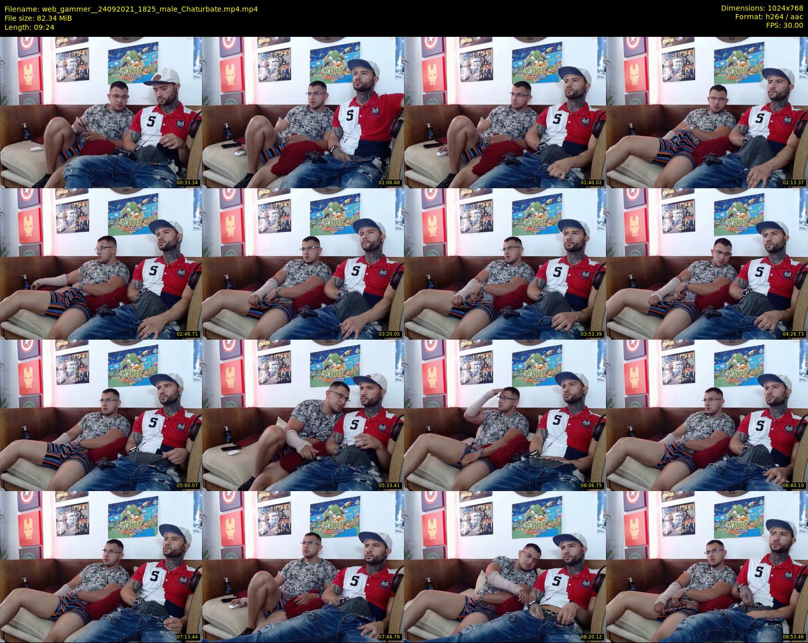 web_gammer_ — 10 minute Chaturbate male cam show recording, 720p, Sep 24, 2021