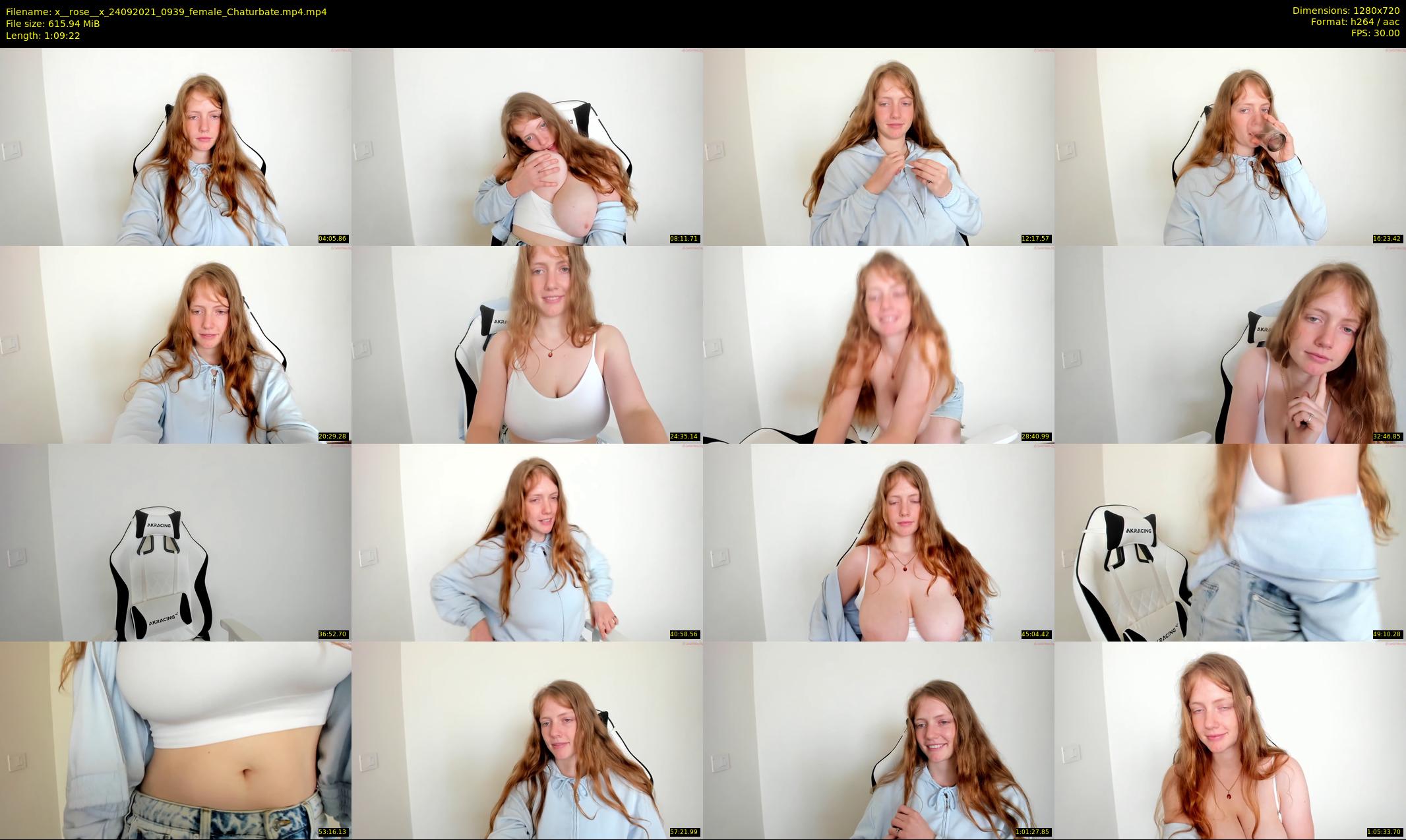 x__rose__x — 70 minute Chaturbate female cam show recording, 720p, Sep 24, 2021