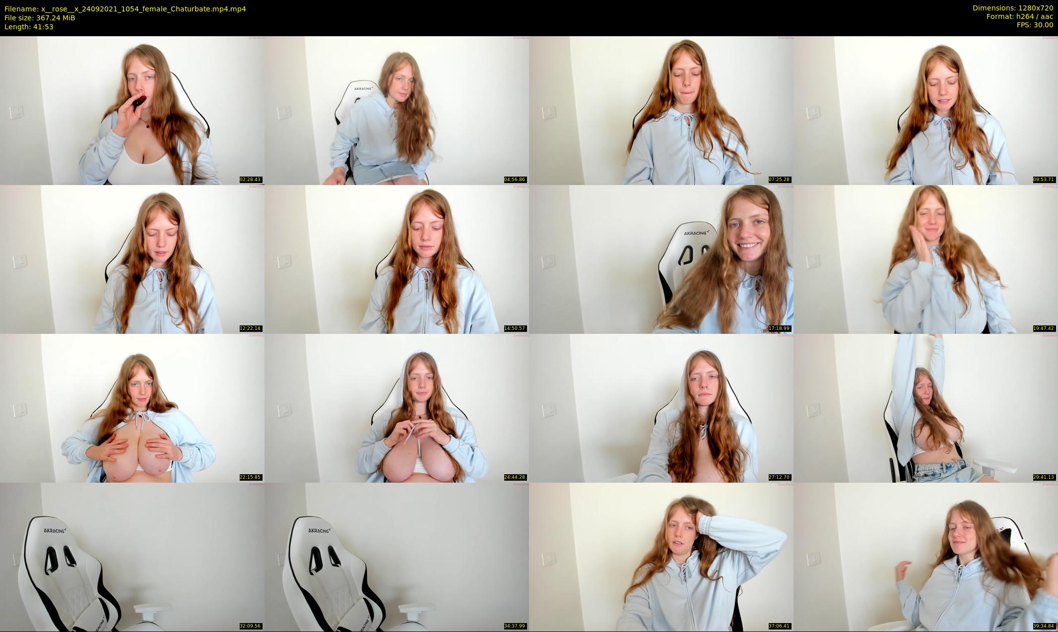x__rose__x — 42 minute Chaturbate female cam show recording, 720p, Sep 24, 2021