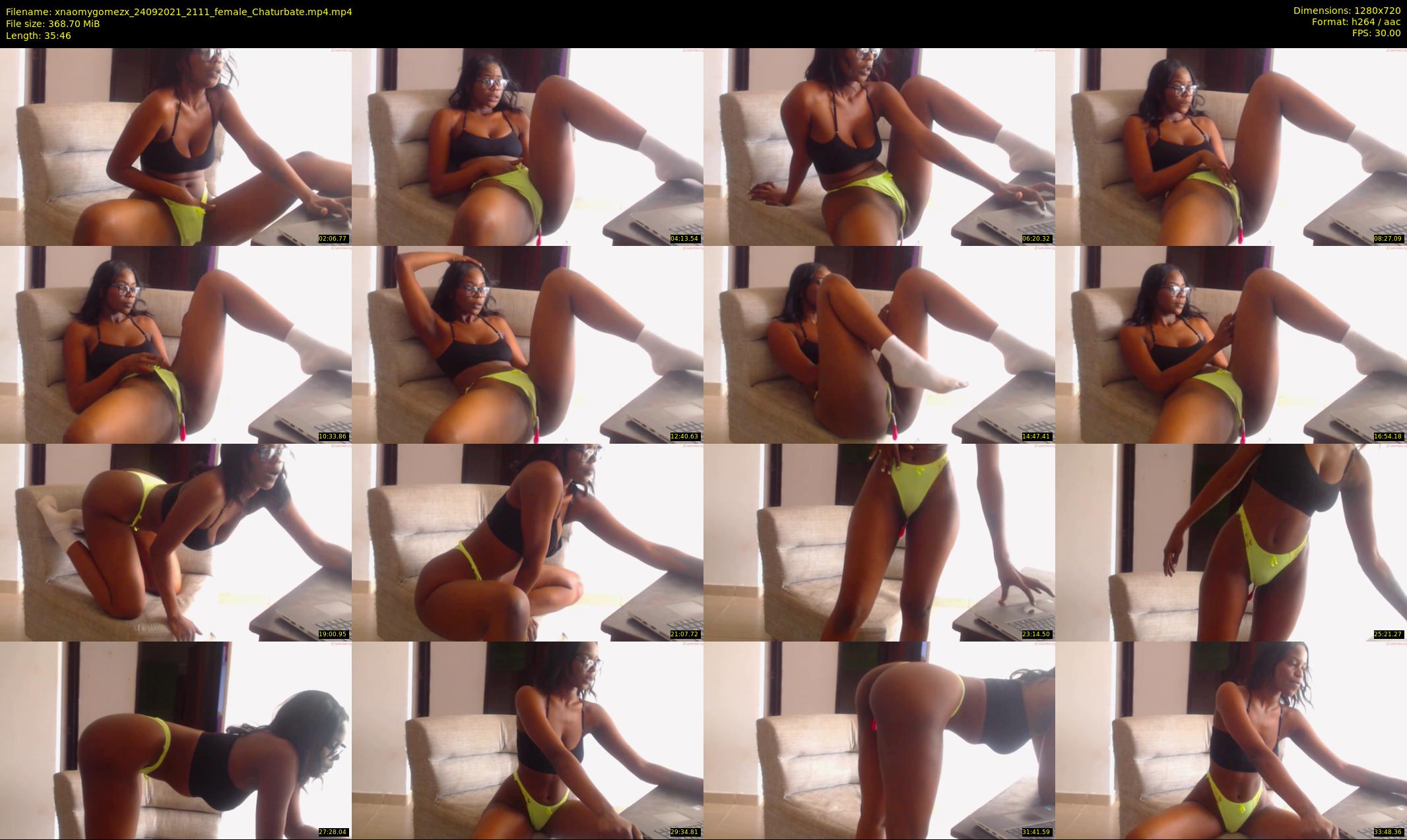 xnaomygomezx — 36 minute Chaturbate female cam show recording, 720p, Sep 24, 2021
