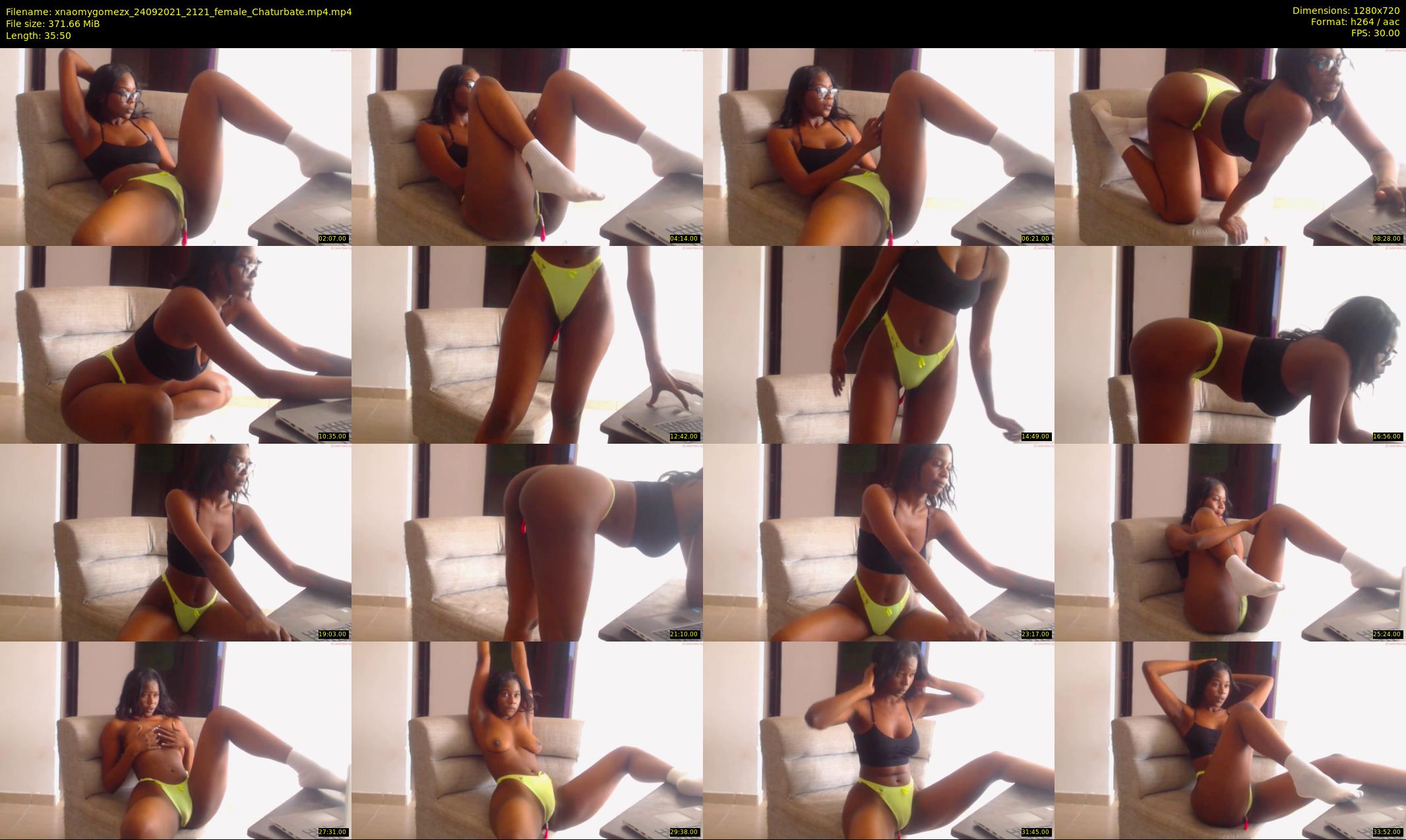 xnaomygomezx — 36 minute Chaturbate female cam show recording, 720p, Sep 24, 2021