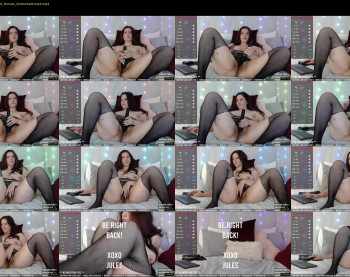 xoxojules — 22 minute Chaturbate female cam show recording, 720p, Sep 24, 2021