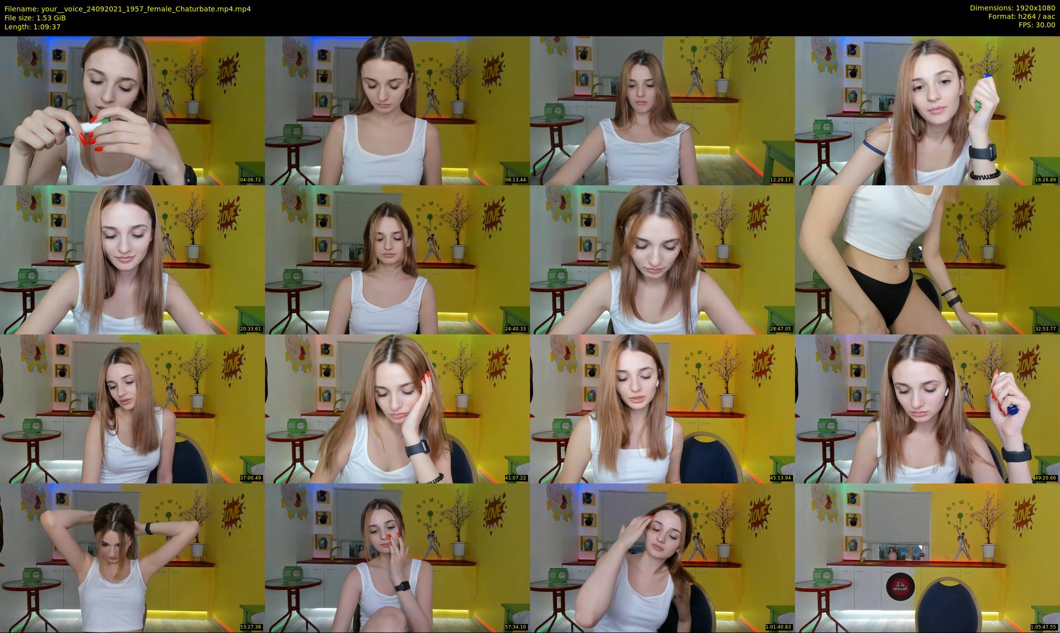 your__voice — 70 minute Chaturbate female cam show recording, 1080p, Sep 24, 2021
