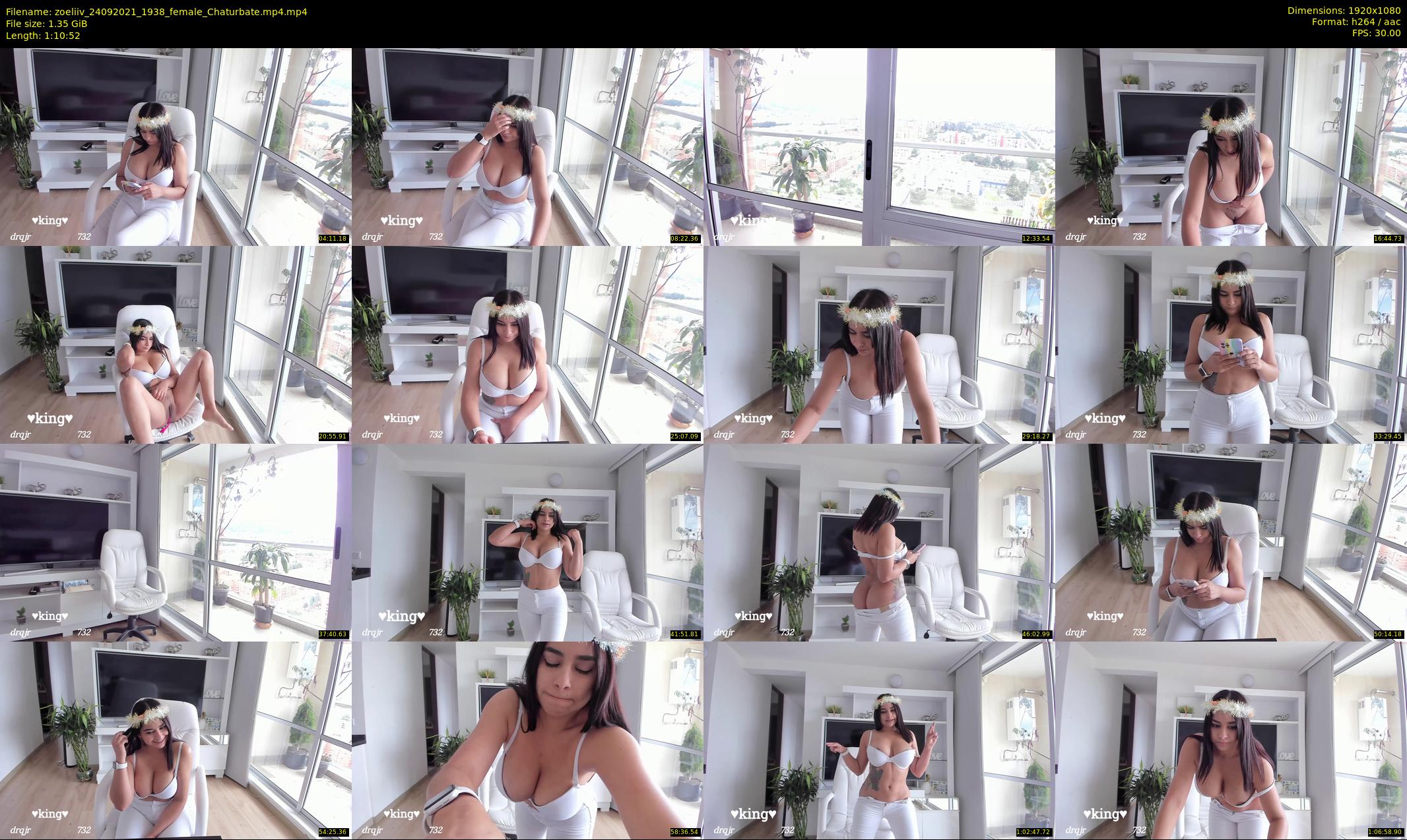 zoeliiv — 71 minute Chaturbate female cam show recording, 1080p, Sep 24, 2021