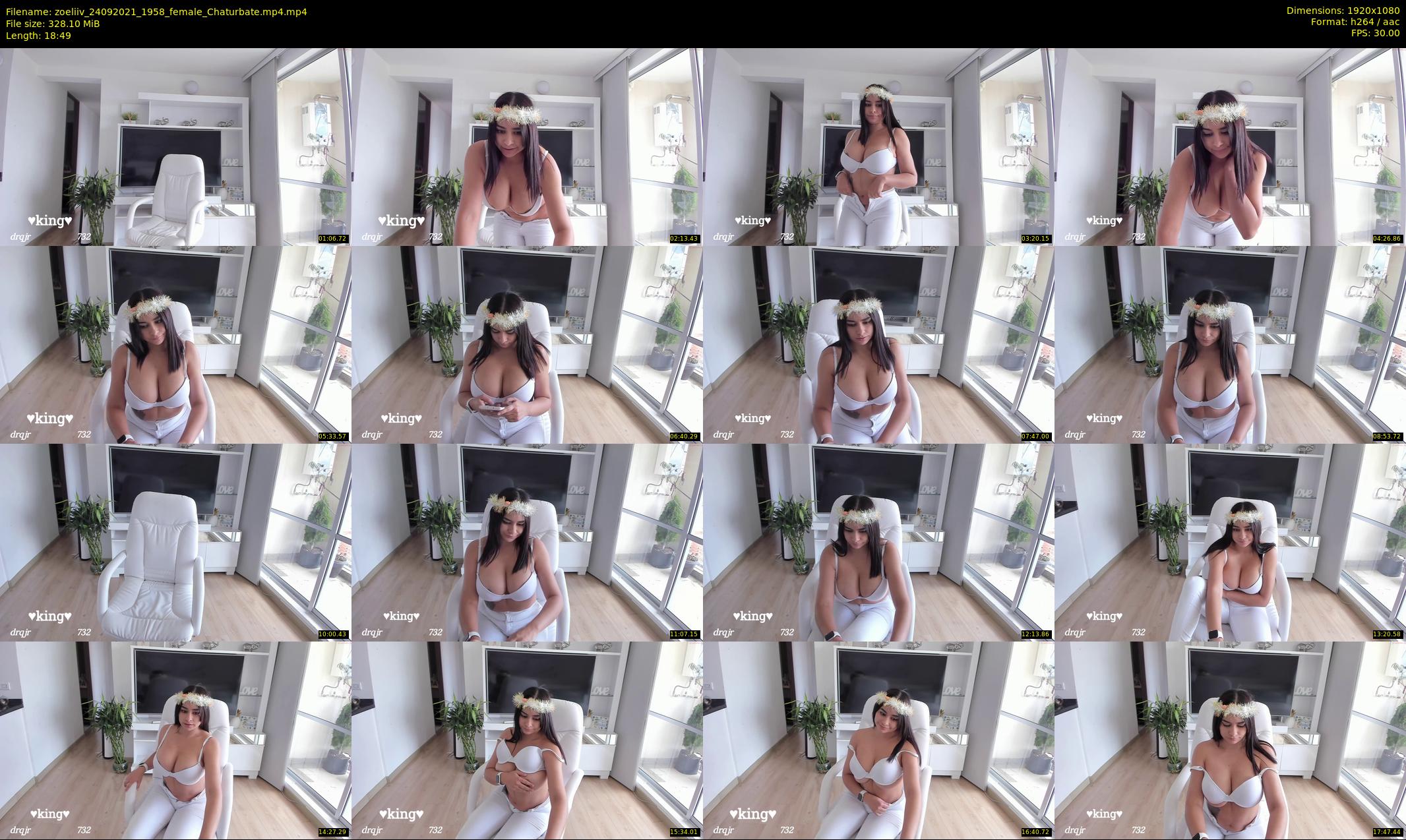 zoeliiv — 19 minute Chaturbate female cam show recording, 1080p, Sep 24, 2021