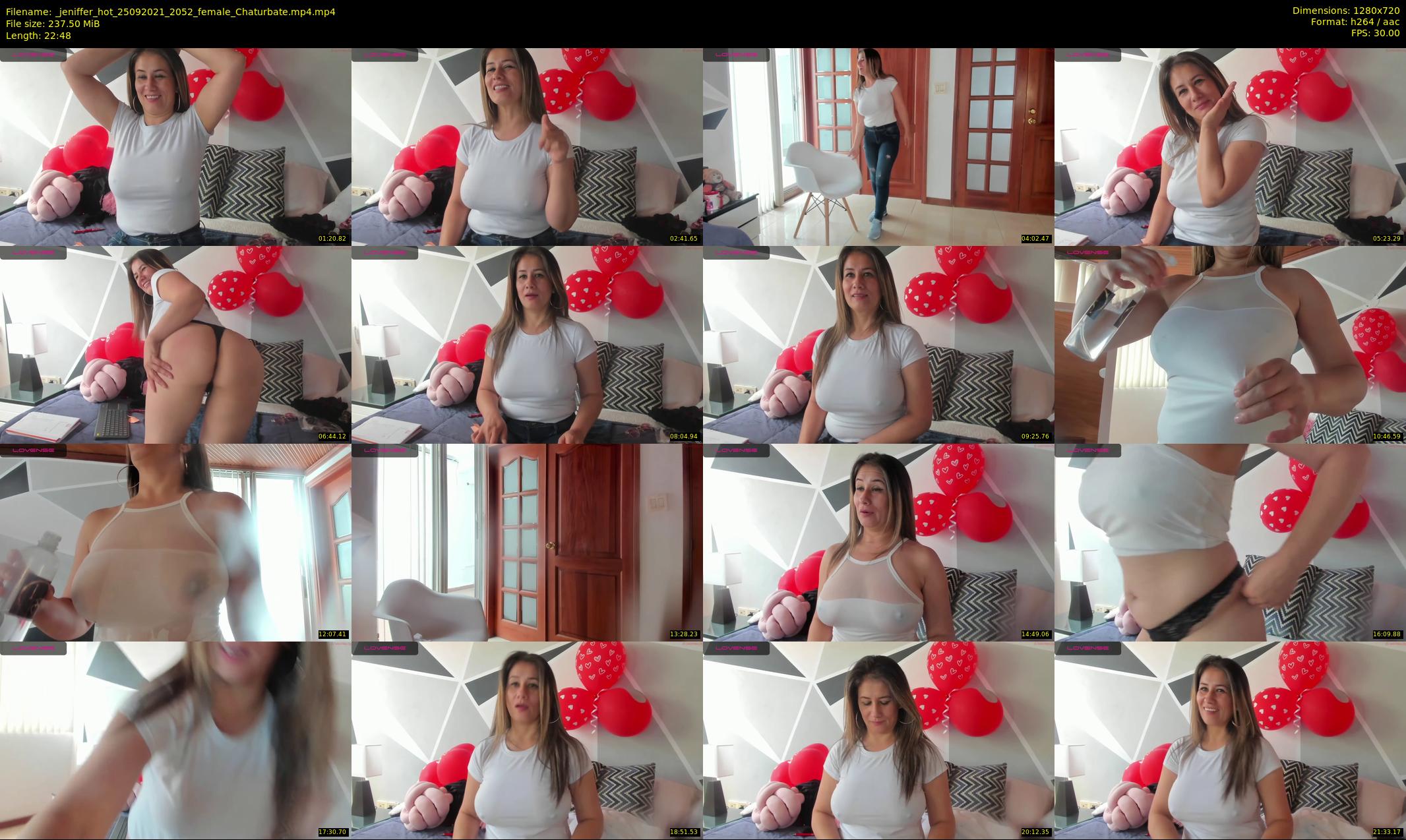 _jeniffer_hot — 23 minute Chaturbate female cam show recording, 720p, Sep 25, 2021