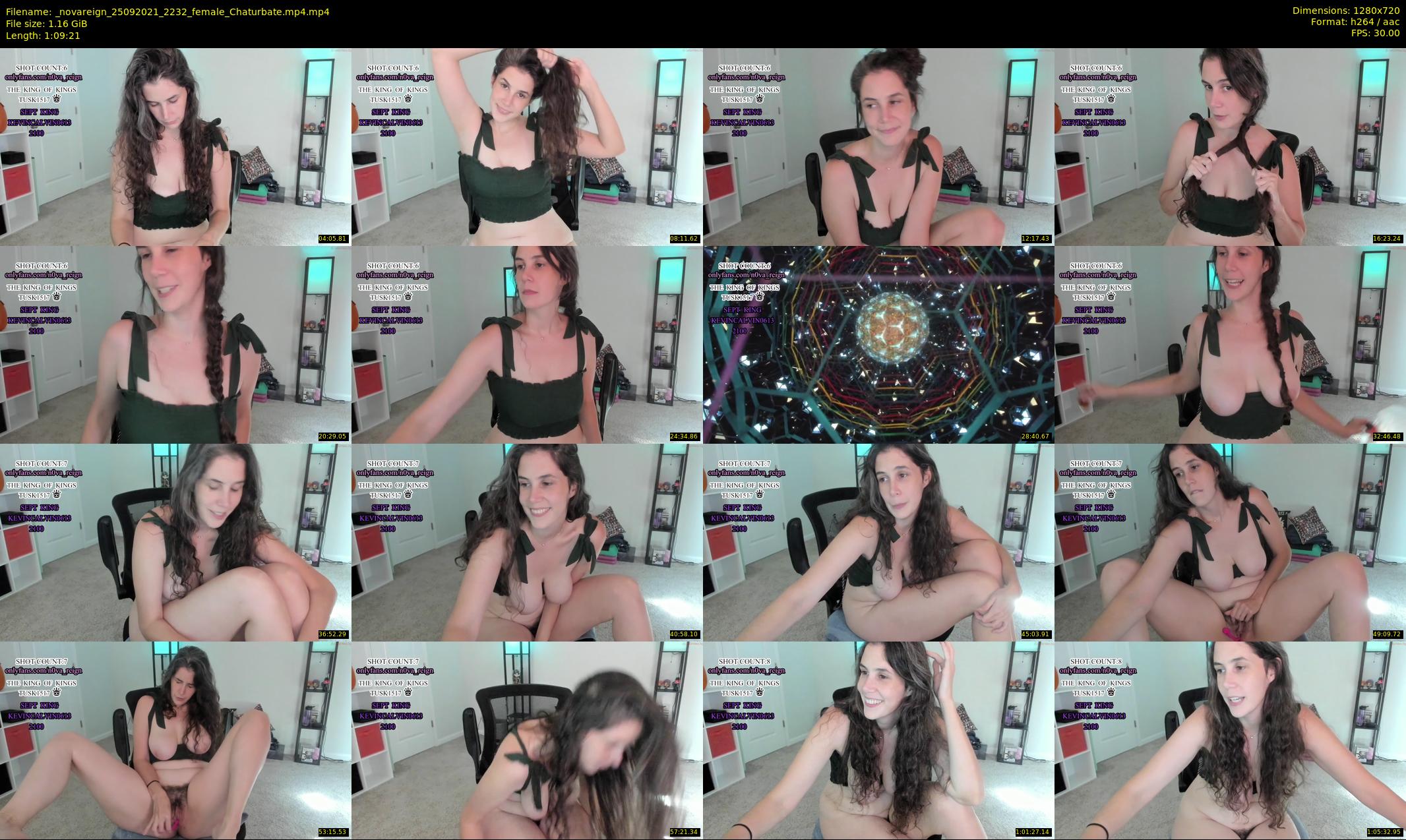 _novareign — 70 minute Chaturbate female cam show recording, 720p, Sep 25, 2021