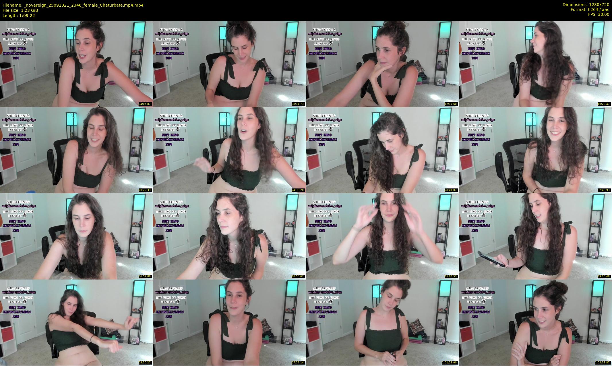 _novareign — 70 minute Chaturbate female cam show recording, 720p, Sep 25, 2021