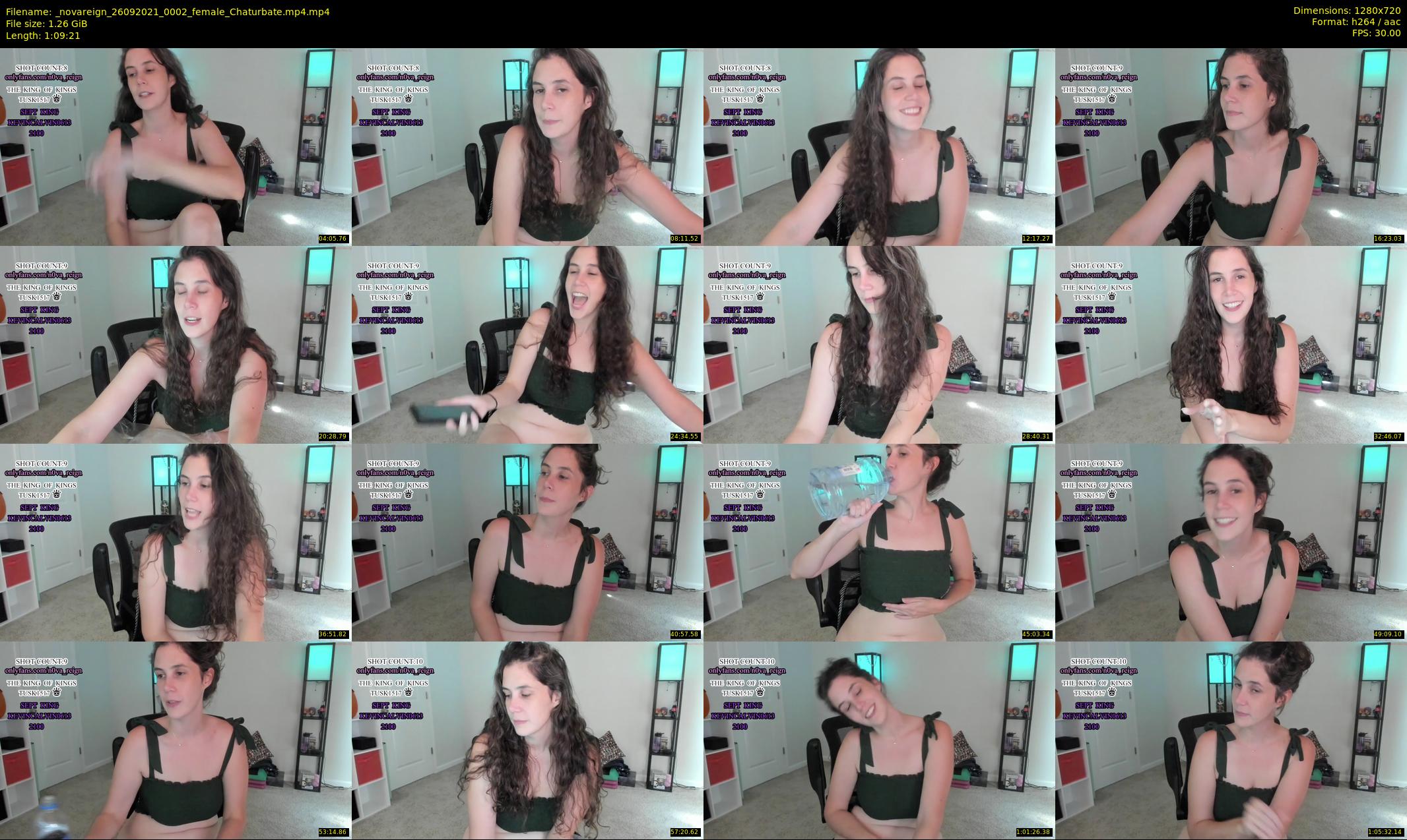 _novareign — 70 minute Chaturbate female cam show recording, 720p, Sep 26, 2021