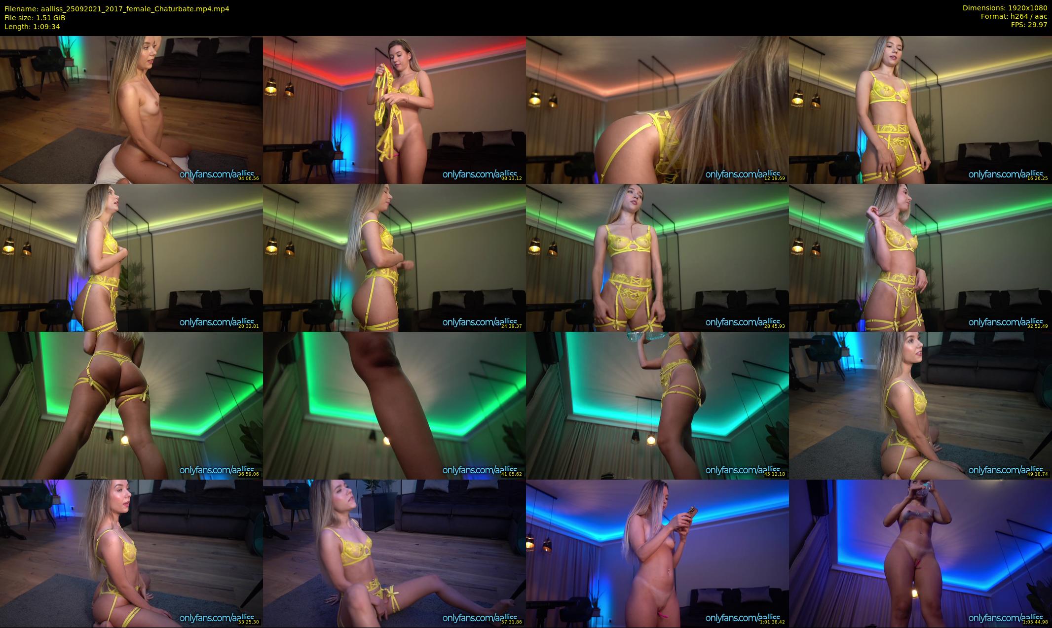 aalliss — 70 minute Chaturbate female cam show recording, 1080p, Sep 25, 2021