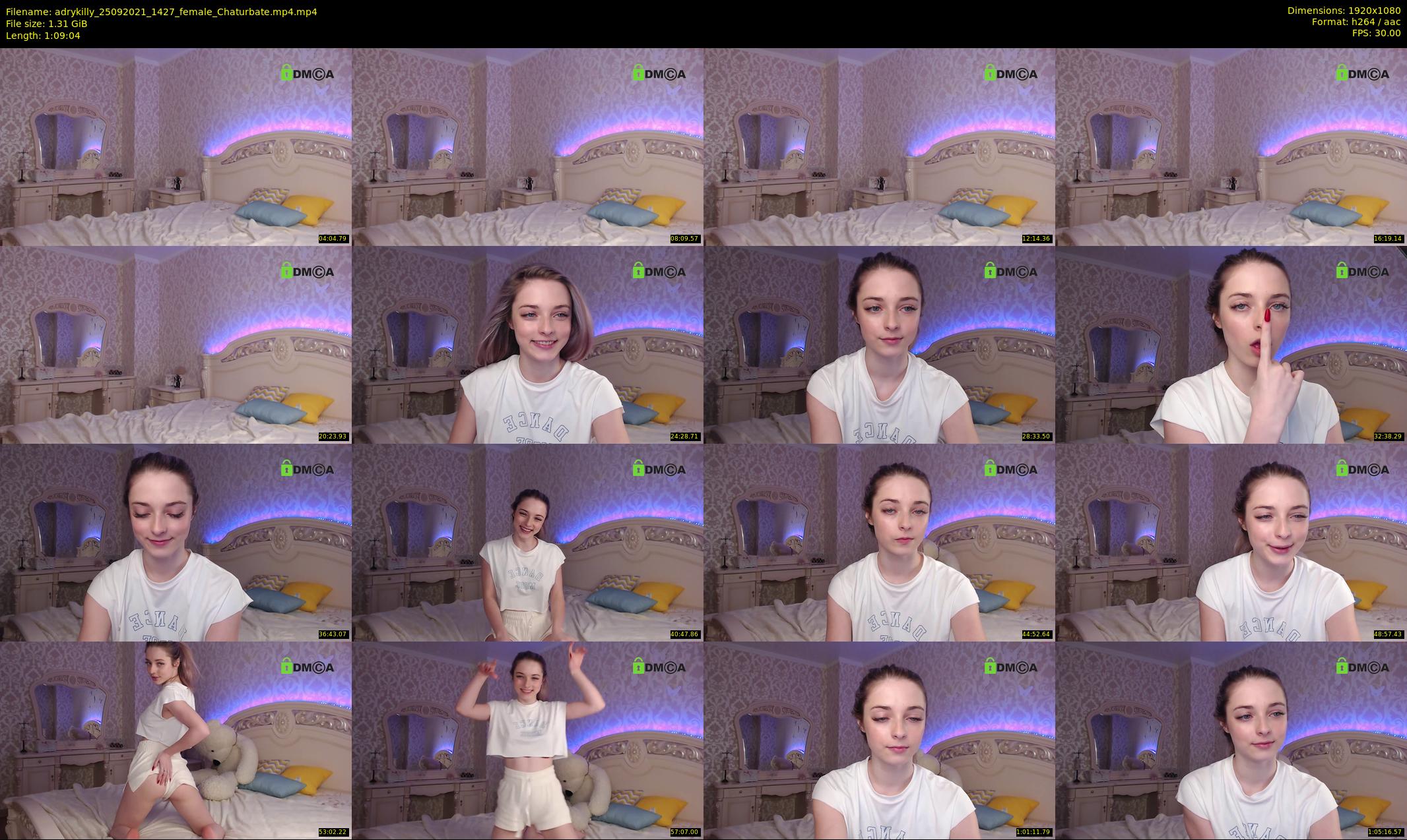 adrykilly — 70 minute Chaturbate female cam show recording, 1080p, Sep 25, 2021