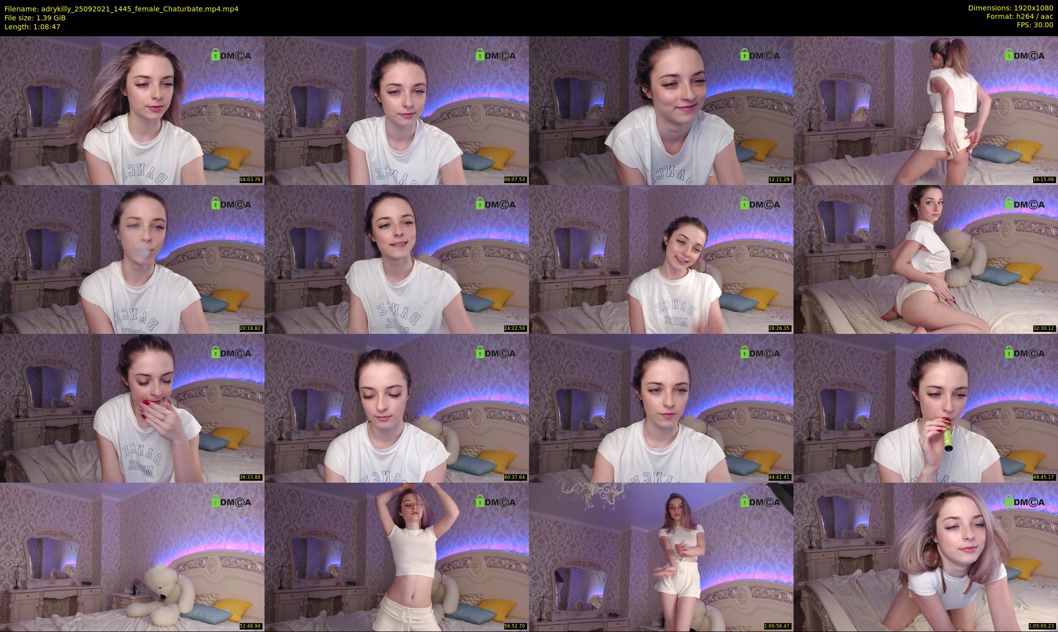 adrykilly — 69 minute Chaturbate female cam show recording, 1080p, Sep 25, 2021