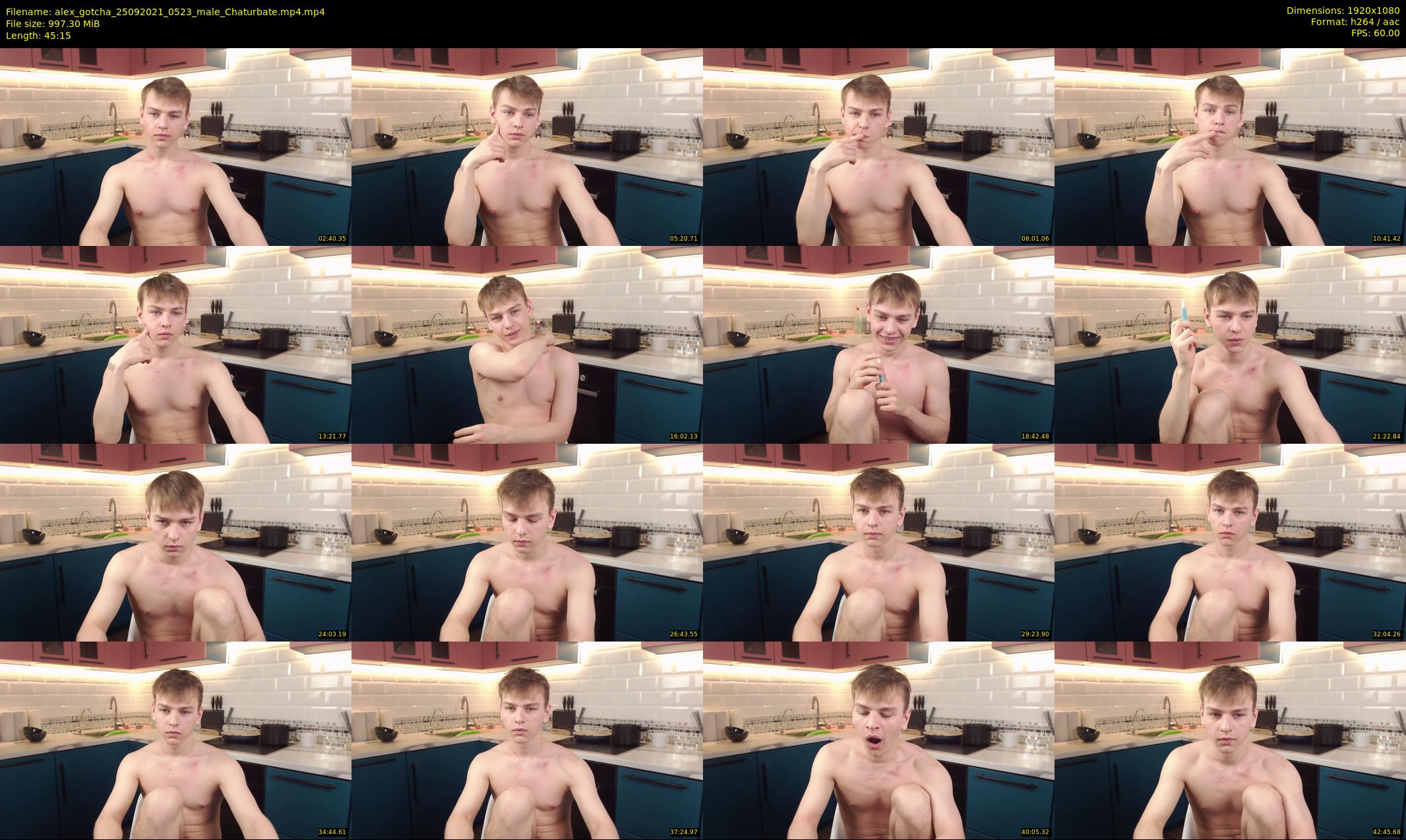 alex_gotcha — 46 minute Chaturbate male cam show recording, 1080p, Sep 25, 2021