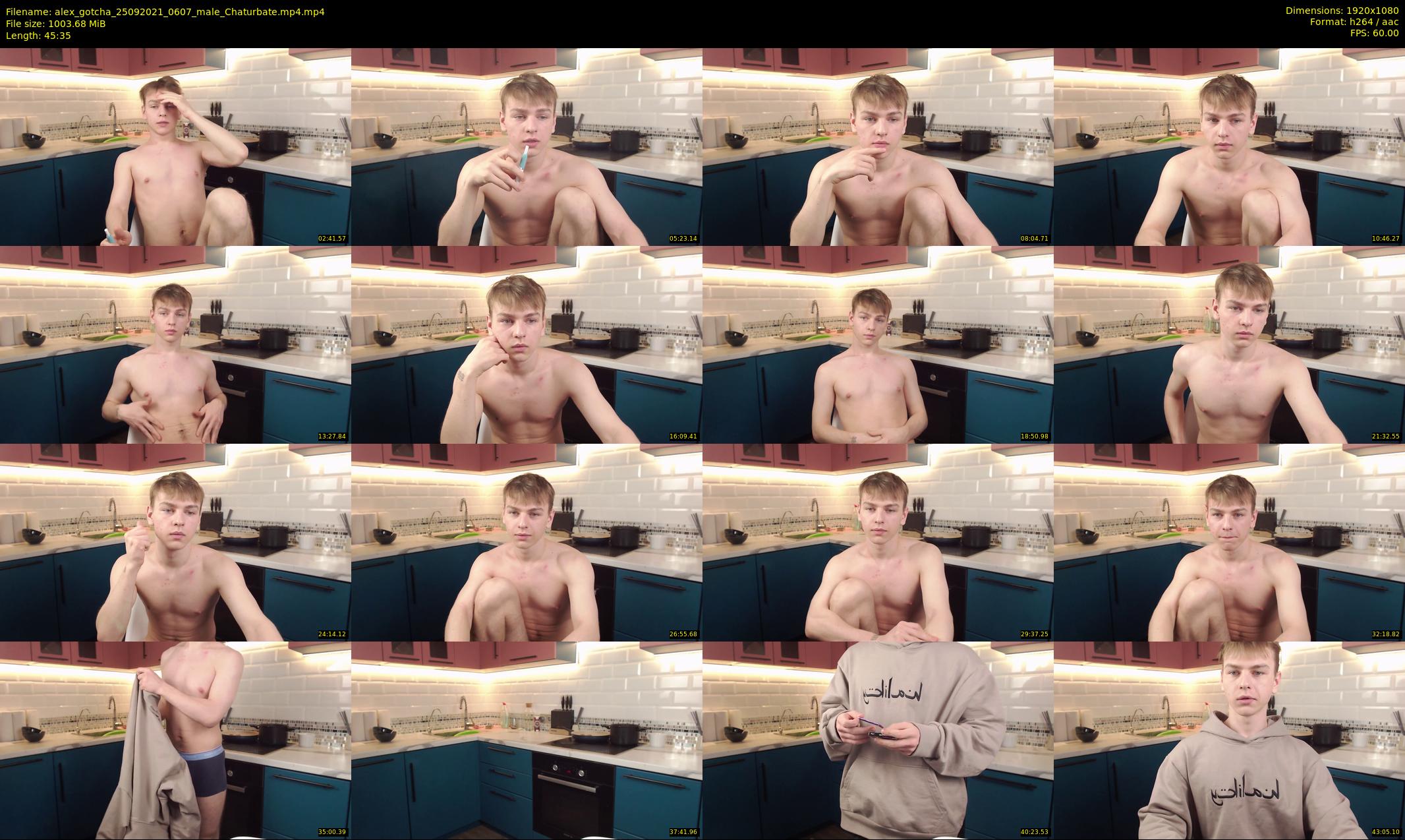 alex_gotcha — 46 minute Chaturbate male cam show recording, 1080p, Sep 25, 2021