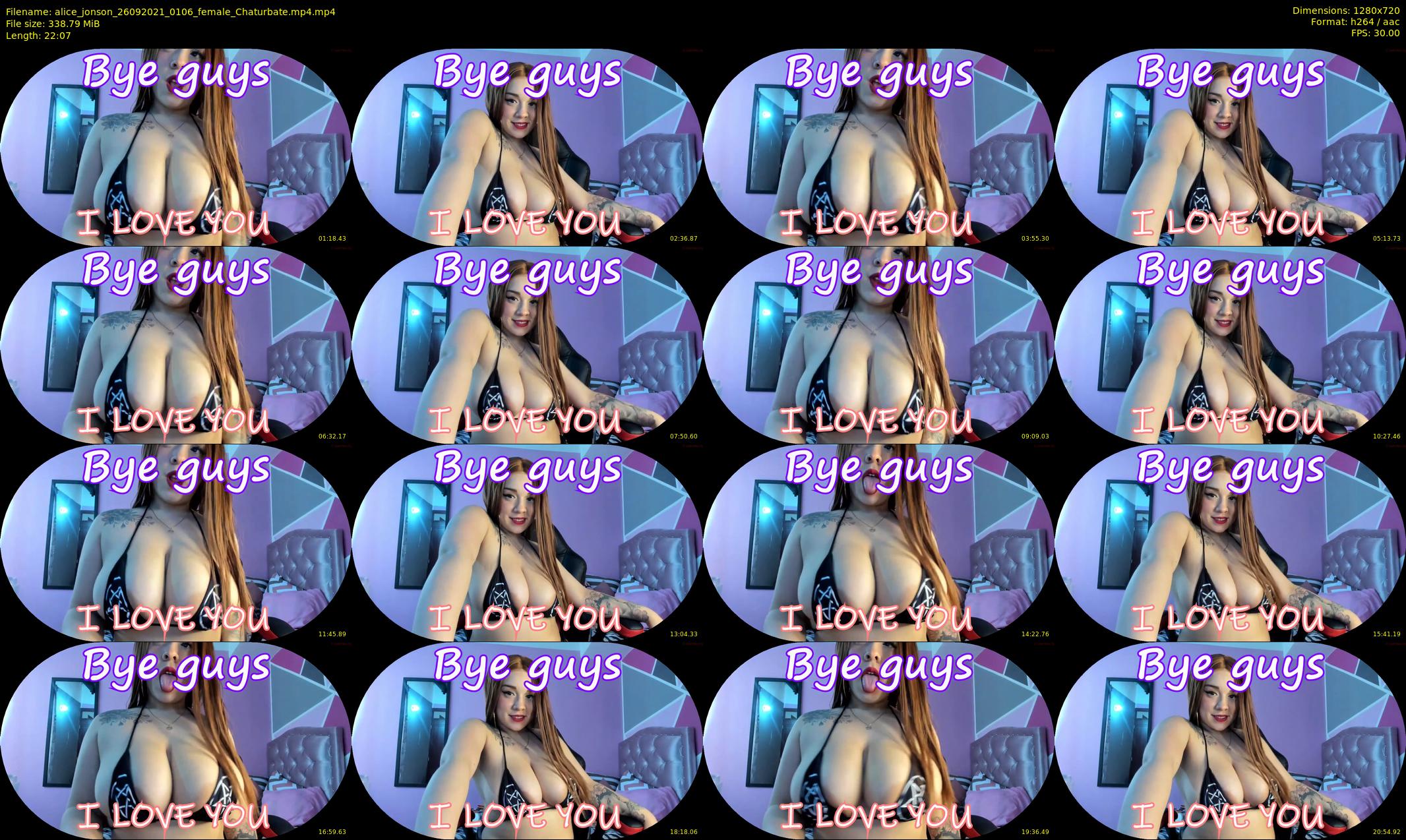 alice_jonson — 23 minute Chaturbate female cam show recording, 720p, Sep 26, 2021