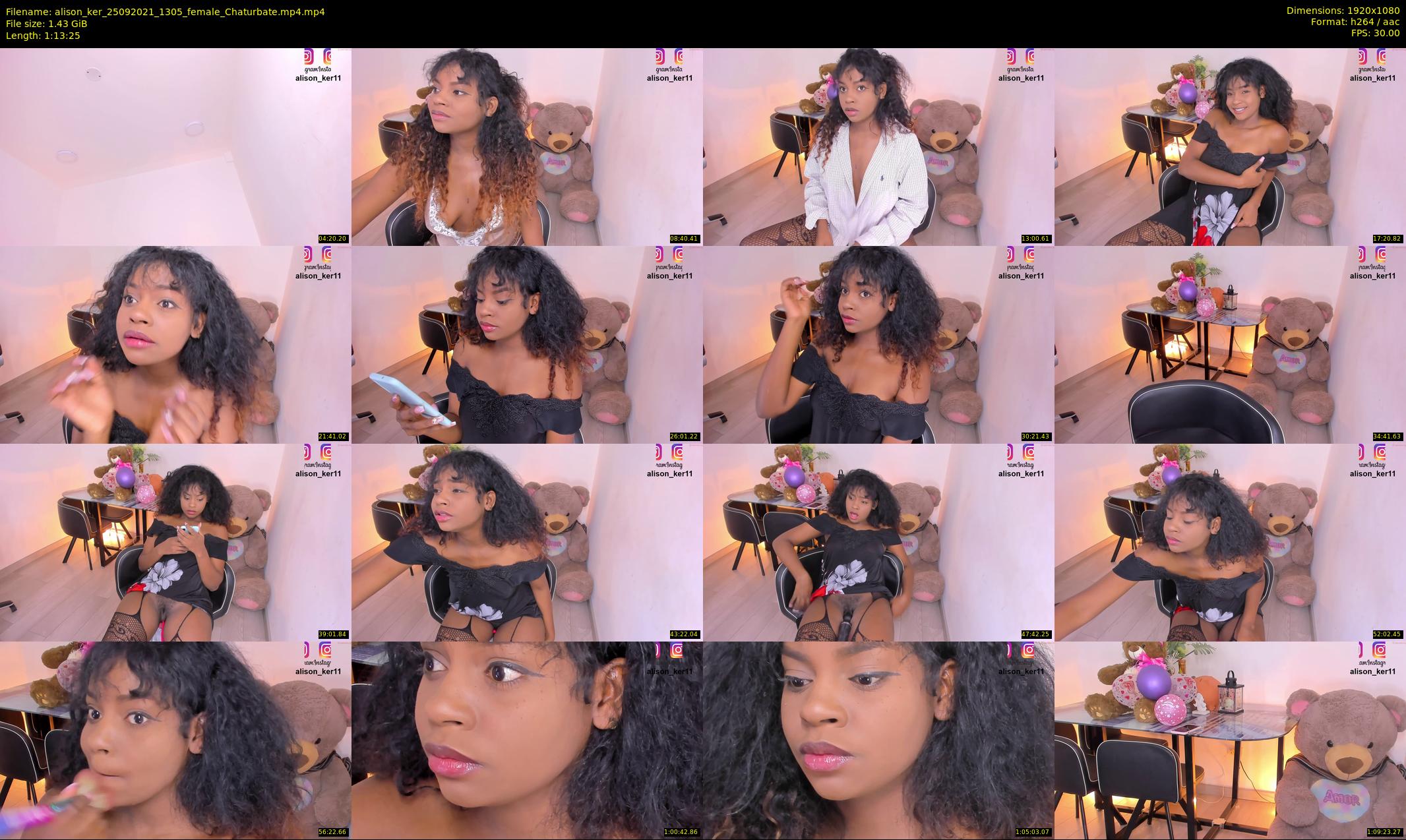alison_ker — 74 minute Chaturbate female cam show recording, 1080p, Sep 25, 2021