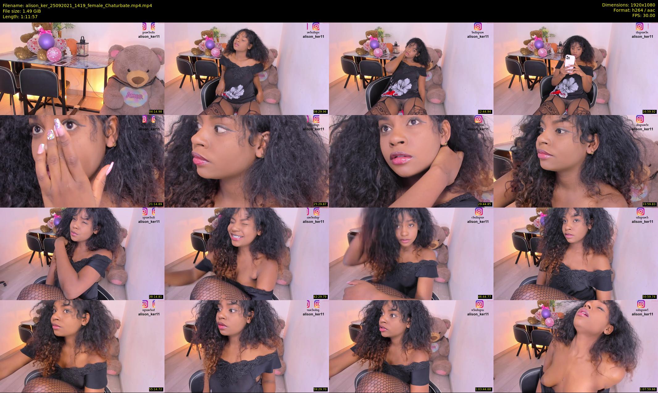 alison_ker — 72 minute Chaturbate female cam show recording, 1080p, Sep 25, 2021