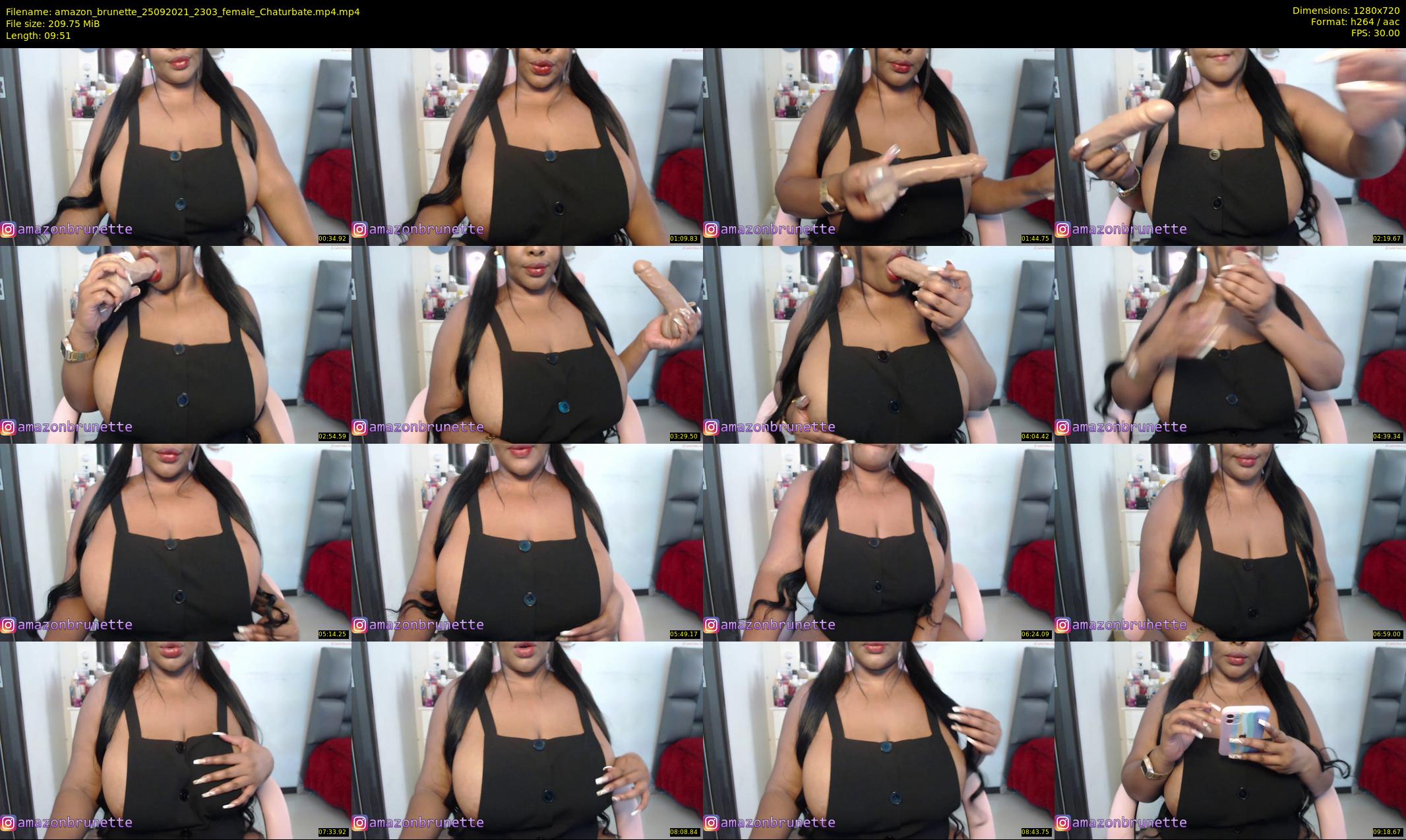 amazon_brunette — 10 minute Chaturbate female cam show recording, 720p, Sep 25, 2021