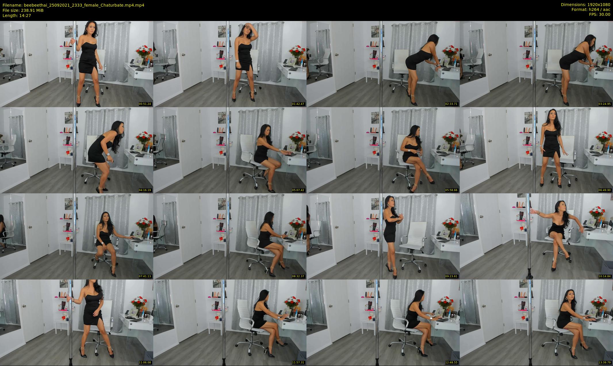 beebeethai — 15 minute Chaturbate female cam show recording, 1080p, Sep 25, 2021