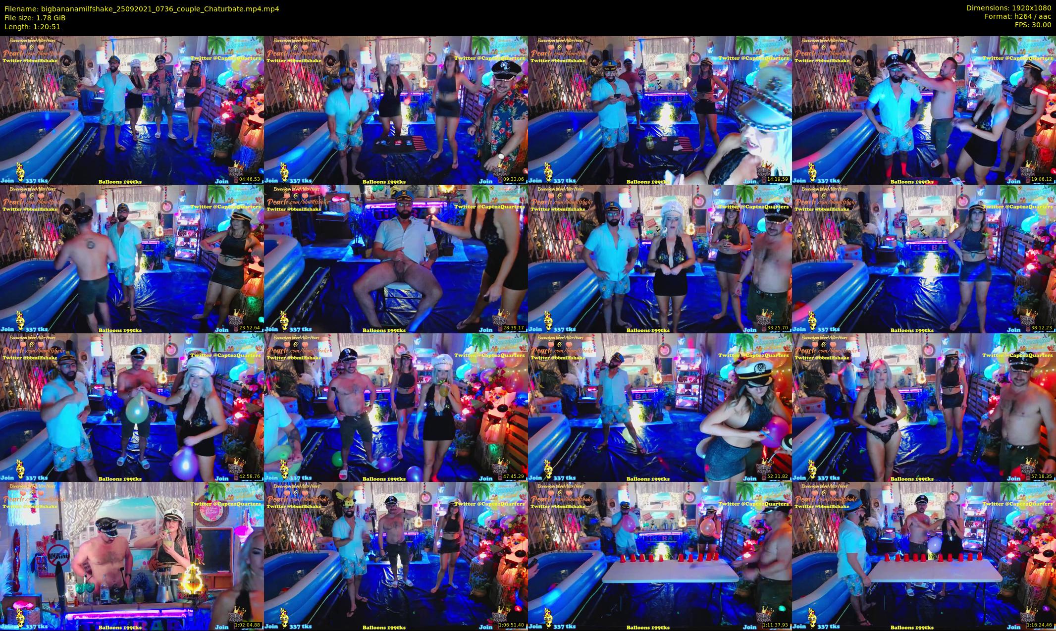 bigbananamilfshake — 81 minute Chaturbate couple cam show recording, 1080p, Sep 25, 2021