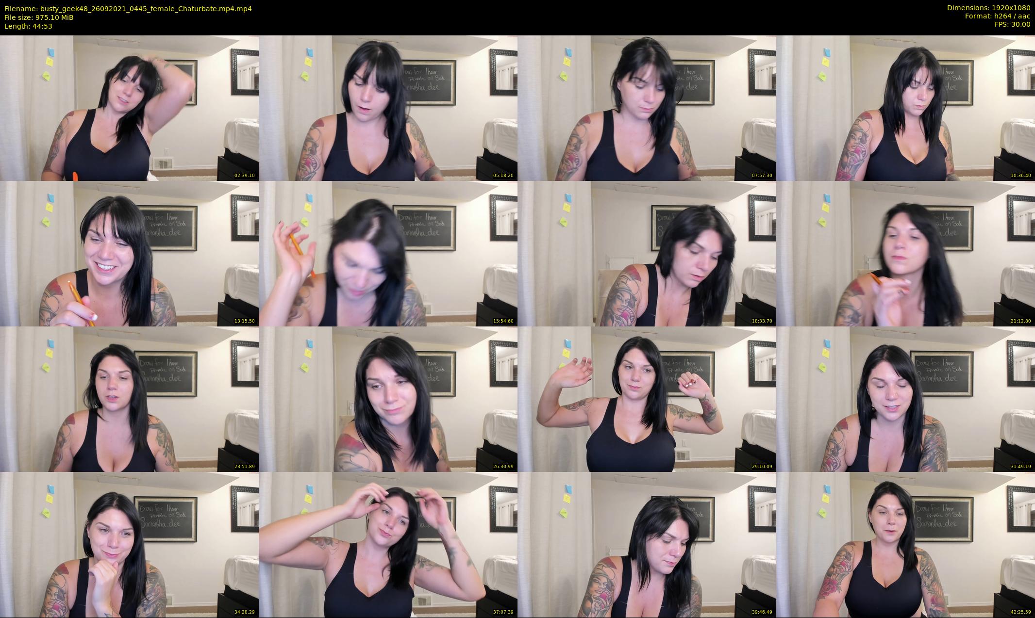 busty_geek48 — 45 minute Chaturbate female cam show recording, 1080p, Sep 26, 2021