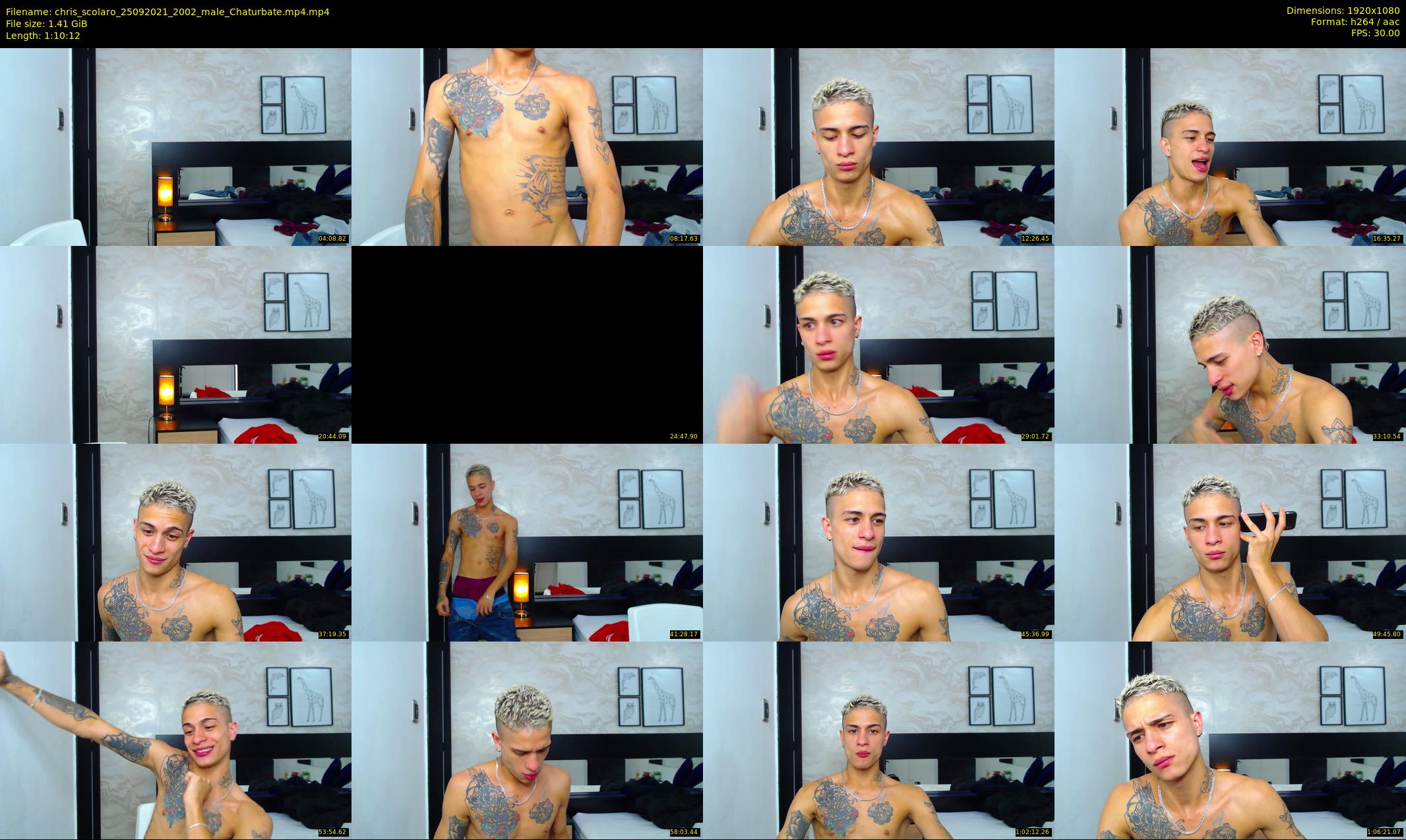 chris_scolaro — 71 minute Chaturbate male cam show recording, 1080p, Sep 25, 2021