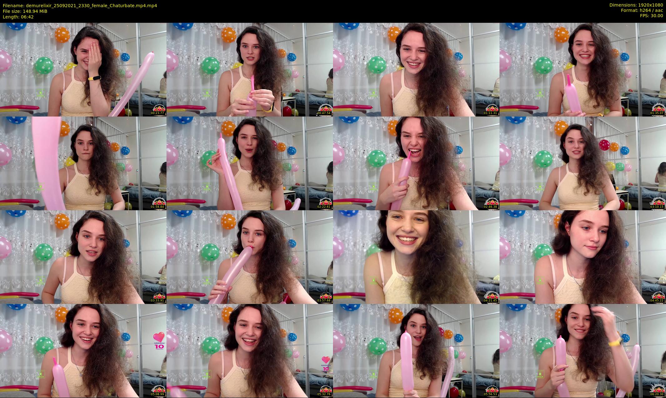 demurelixir — 7 minute Chaturbate female cam show recording, 1080p, Sep 25, 2021