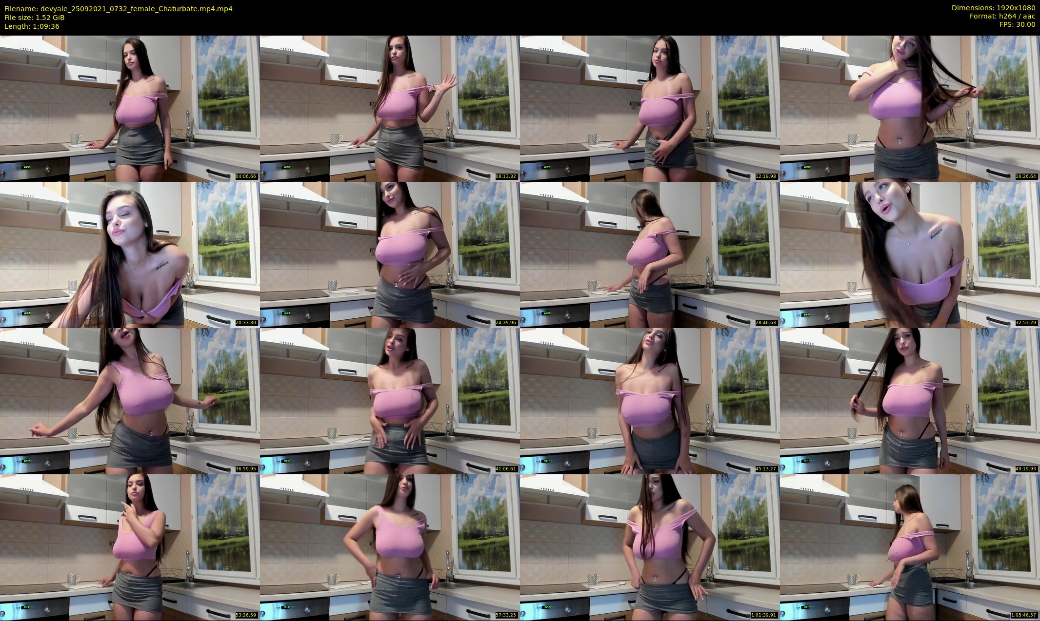 devyale — 70 minute Chaturbate female cam show recording, 1080p, Sep 25, 2021