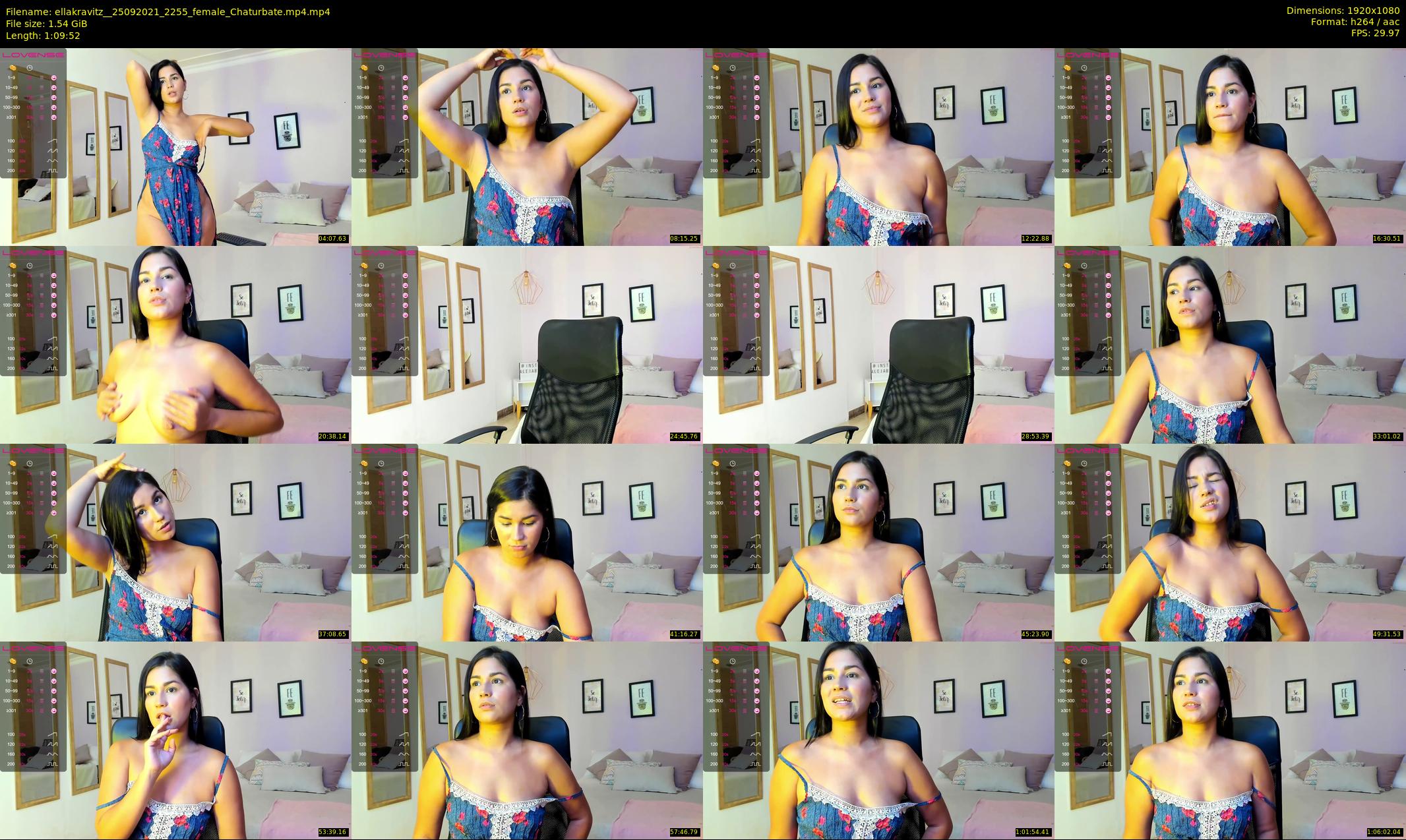 ellakravitz_ — 70 minute Chaturbate female cam show recording, 1080p, Sep 25, 2021