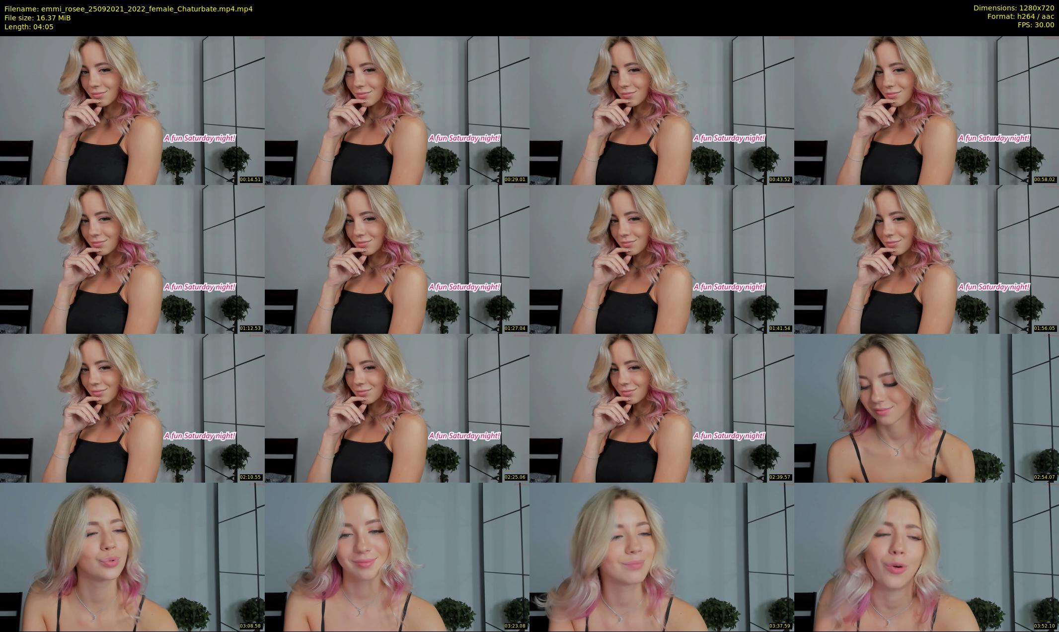 emmi_rosee — 5 minute Chaturbate female cam show recording, 720p, Sep 25, 2021