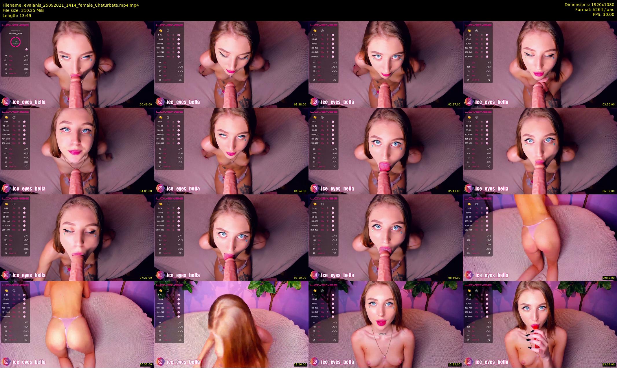 evalanis — 14 minute Chaturbate couple cam show recording, 1080p, Sep 25, 2021