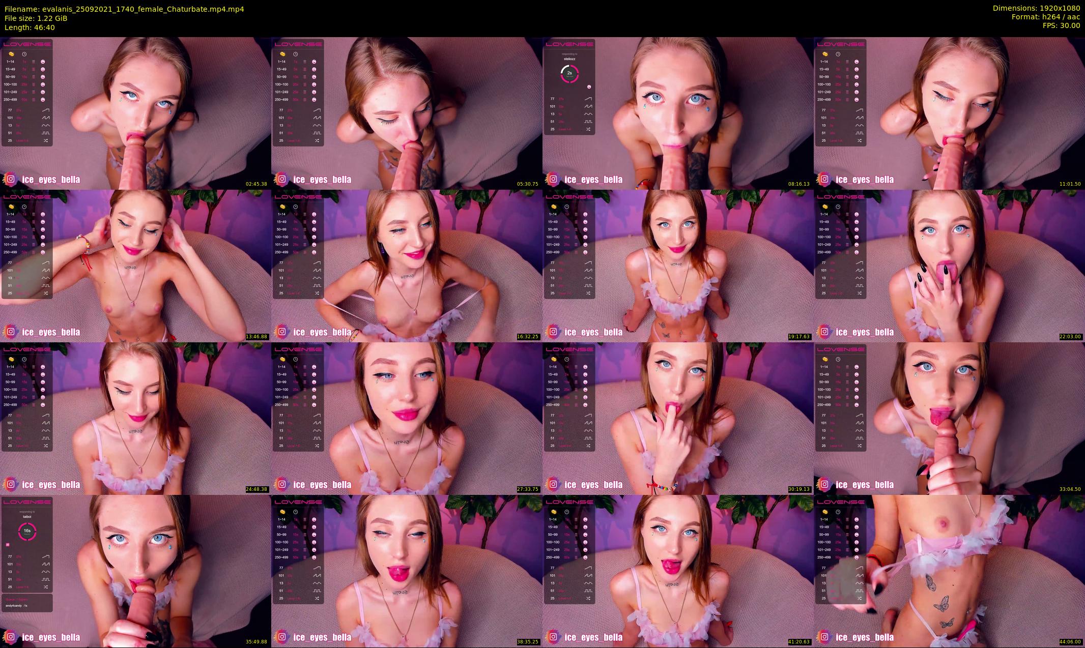 evalanis — 47 minute Chaturbate couple cam show recording, 1080p, Sep 25, 2021