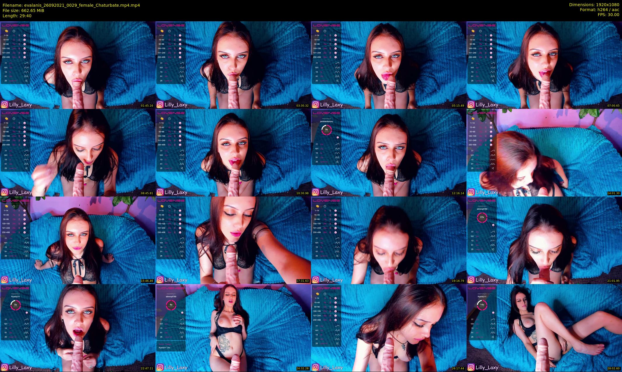 evalanis — 30 minute Chaturbate couple cam show recording, 1080p, Sep 26, 2021
