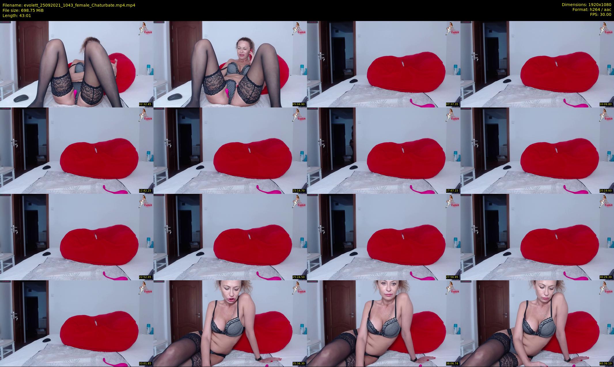 evolett — 44 minute Chaturbate female cam show recording, 1080p, Sep 25, 2021