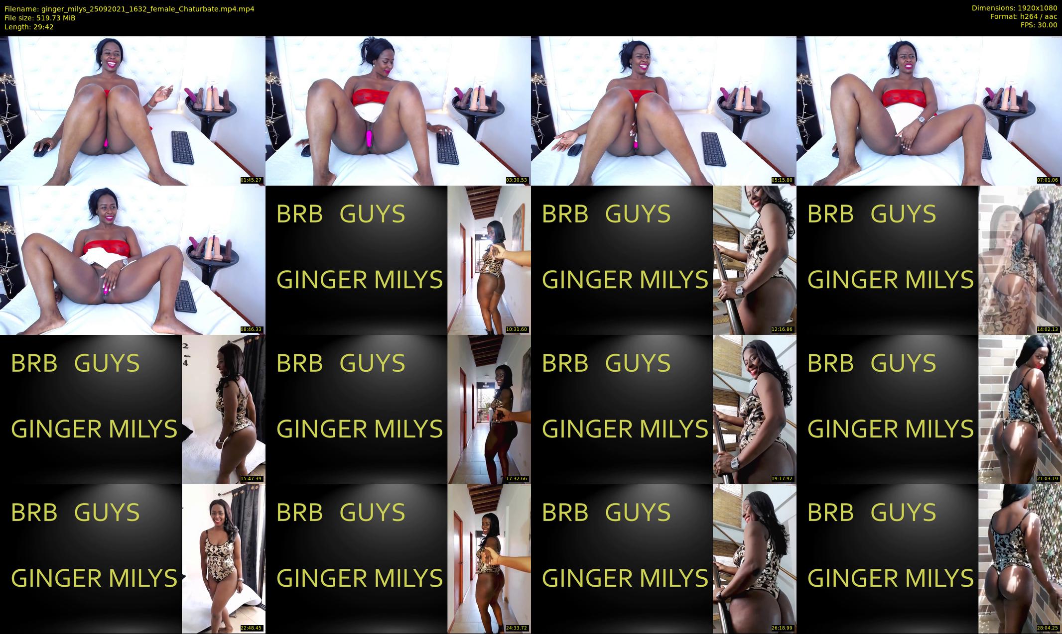 ginger_milys — 30 minute Chaturbate female cam show recording, 1080p, Sep 25, 2021
