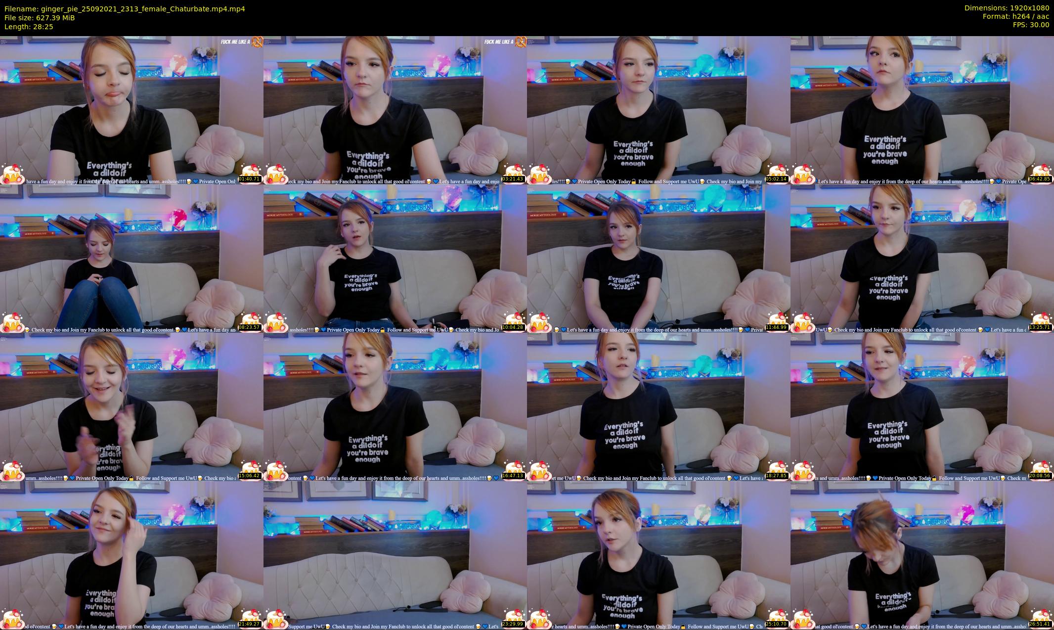 ginger_pie — 29 minute Chaturbate female cam show recording, 1080p, Sep 25, 2021