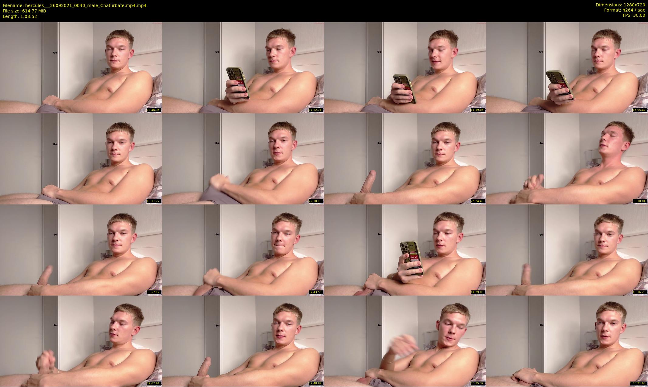 hercules__ — 64 minute Chaturbate male cam show recording, 720p, Sep 26, 2021