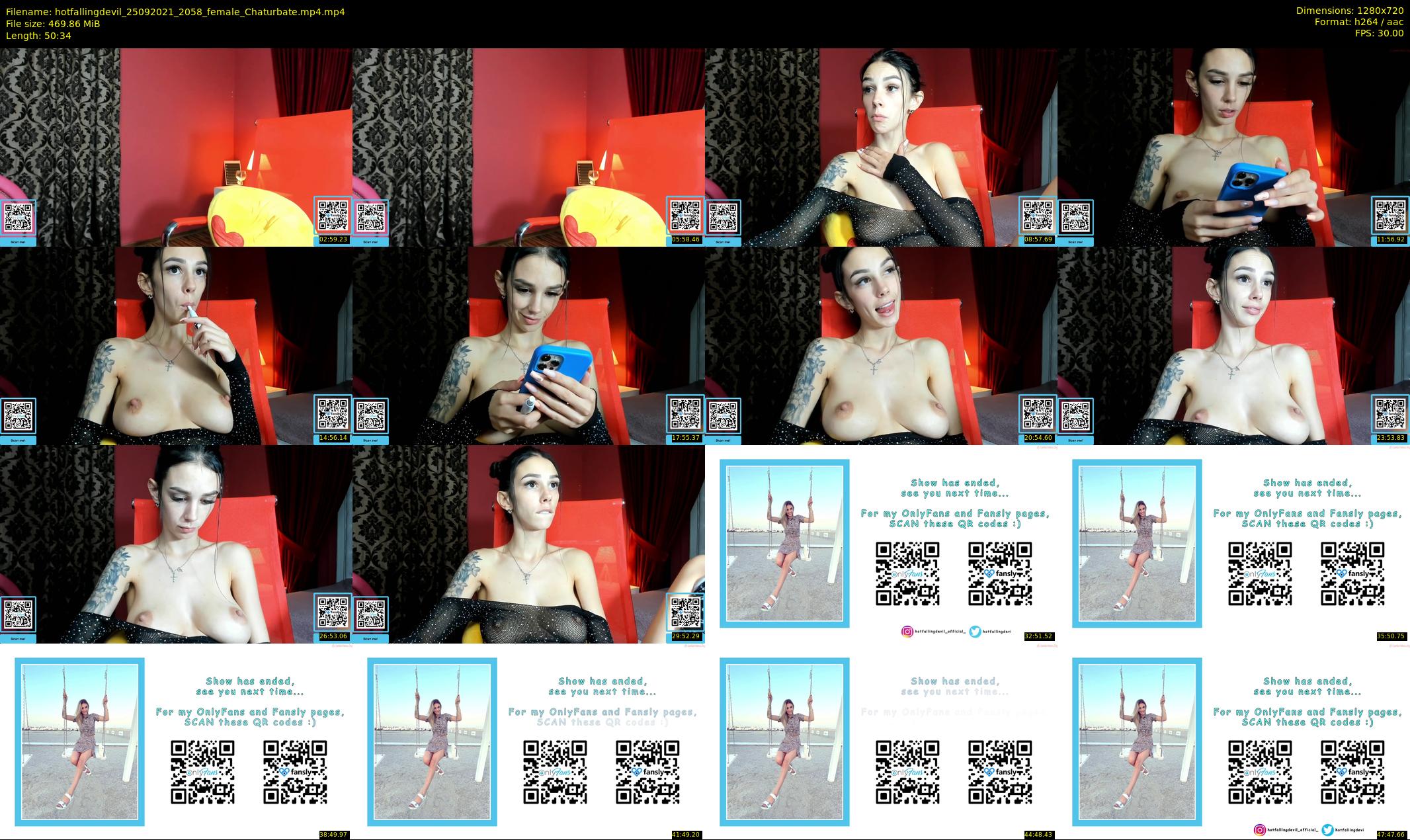 hotfallingdevil — 51 minute Chaturbate female cam show recording, 720p, Sep 25, 2021