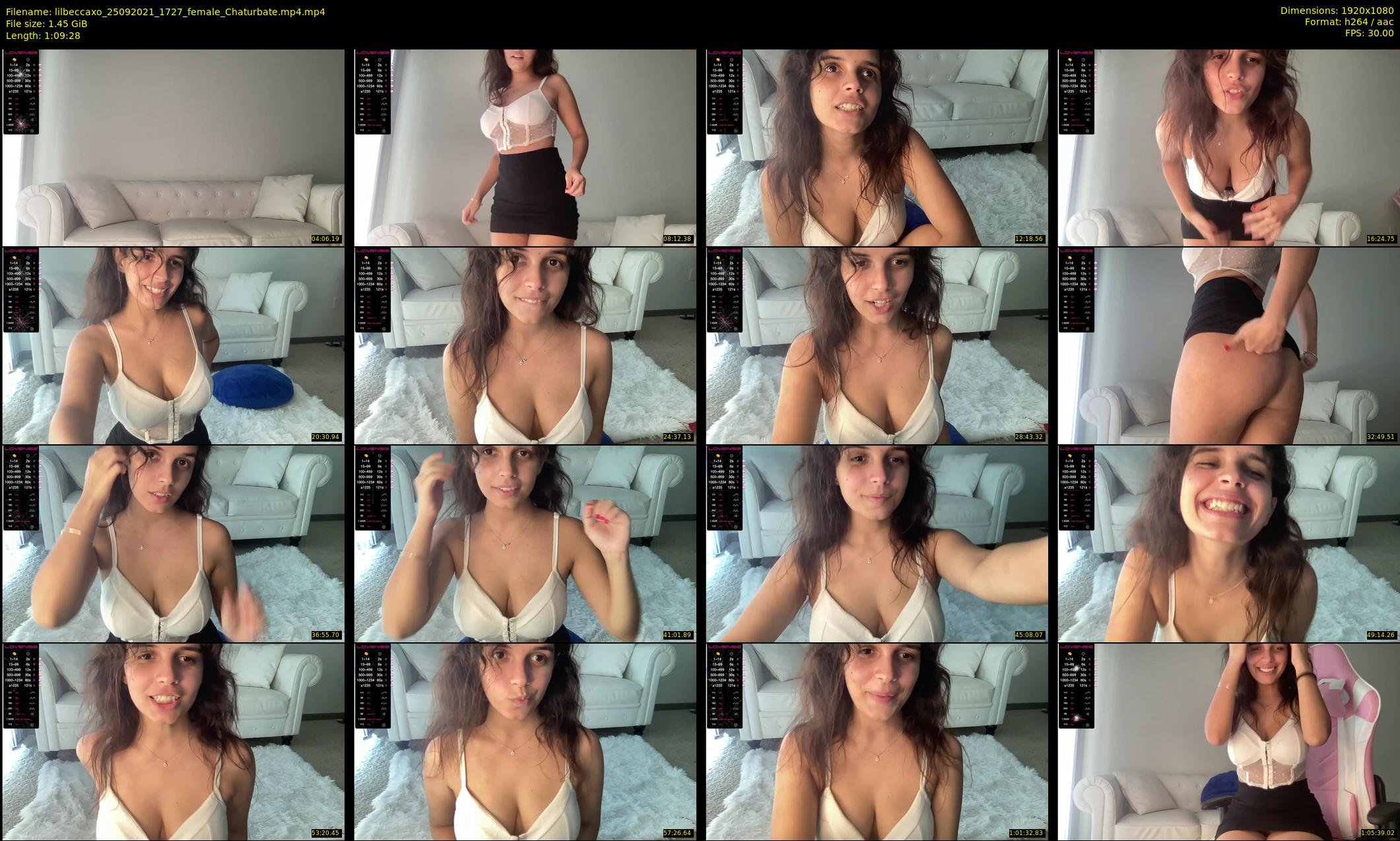 lilbeccaxo — 70 minute Chaturbate female cam show recording, 1080p, Sep 25, 2021
