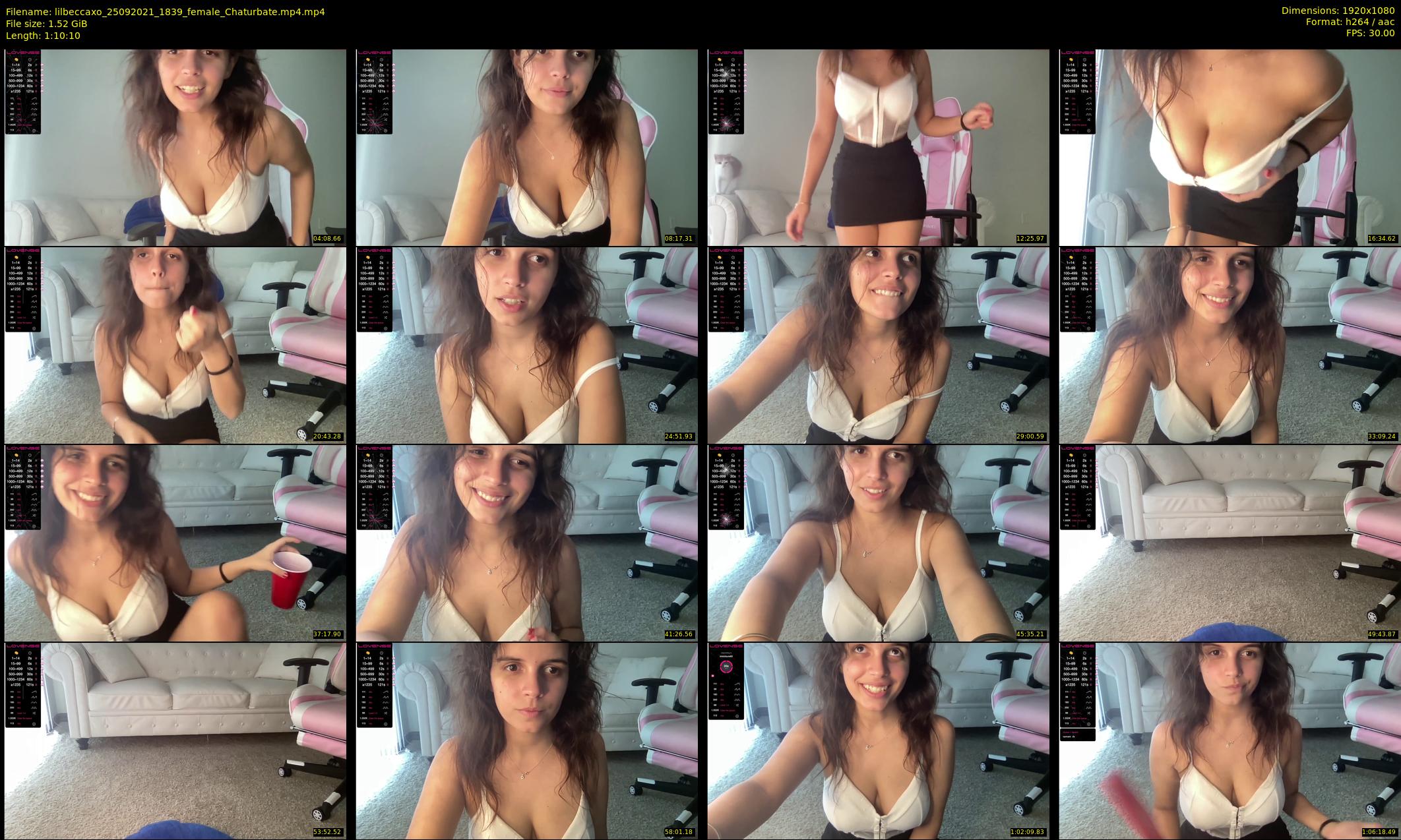 lilbeccaxo — 71 minute Chaturbate female cam show recording, 1080p, Sep 25, 2021