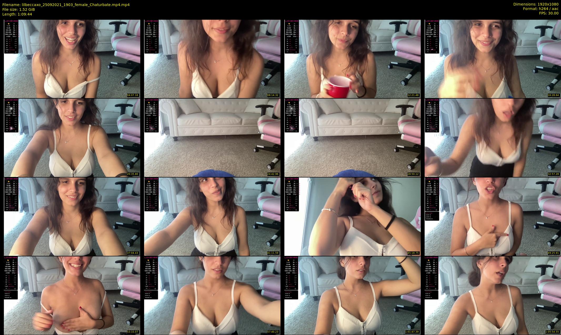 lilbeccaxo — 70 minute Chaturbate female cam show recording, 1080p, Sep 25, 2021