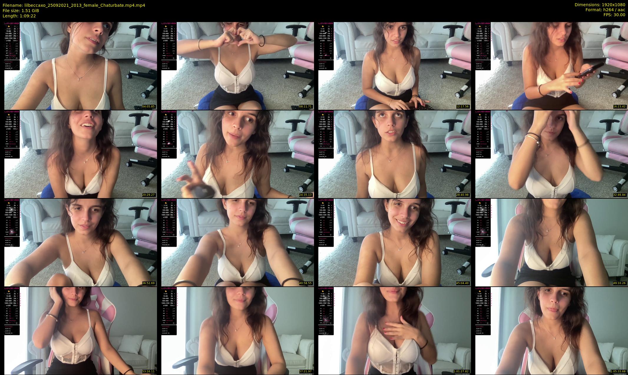 lilbeccaxo — 70 minute Chaturbate female cam show recording, 1080p, Sep 25, 2021