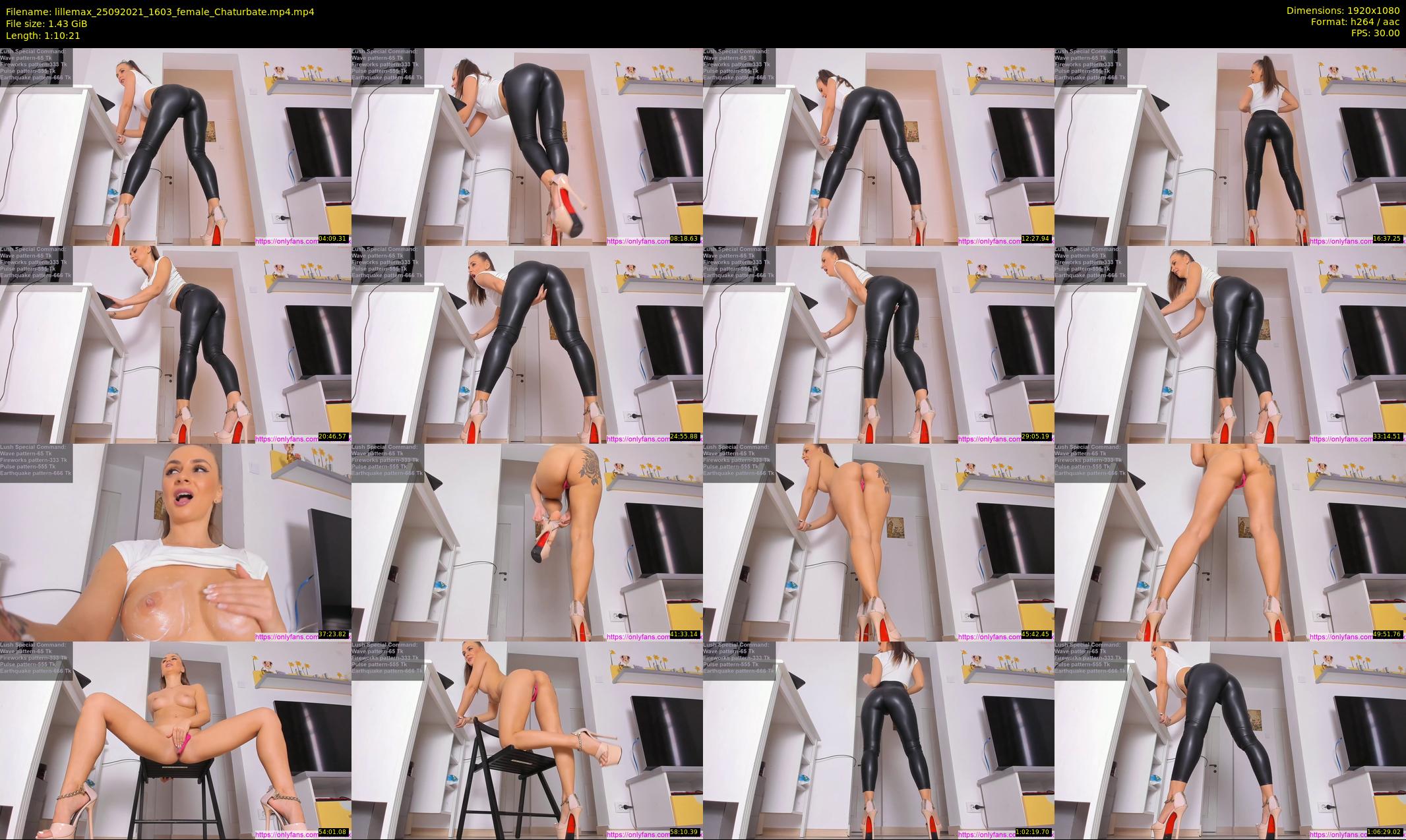lillemax — 71 minute Chaturbate female cam show recording, 1080p, Sep 25, 2021