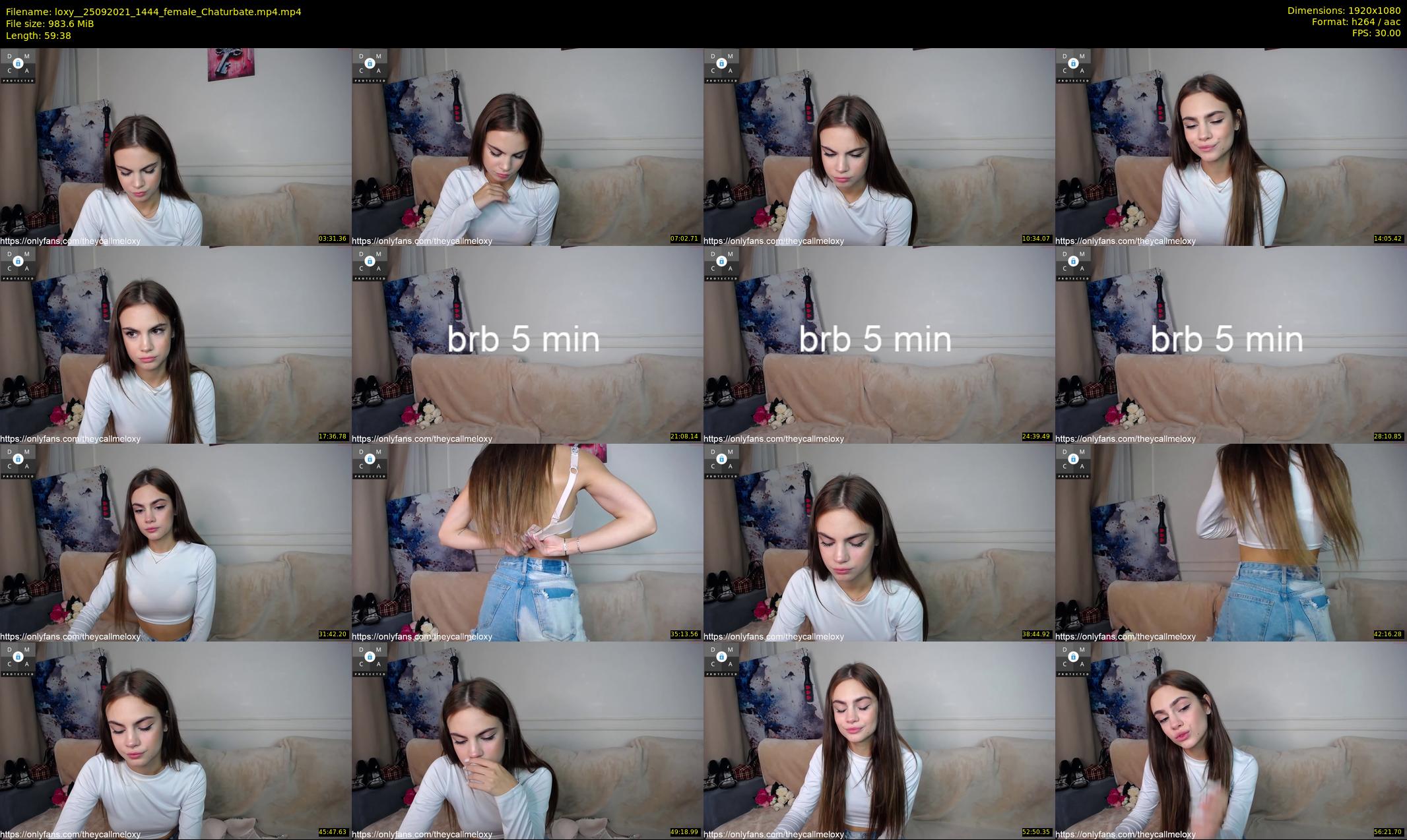 loxy_ — 60 minute Chaturbate female cam show recording, 1080p, Sep 25, 2021